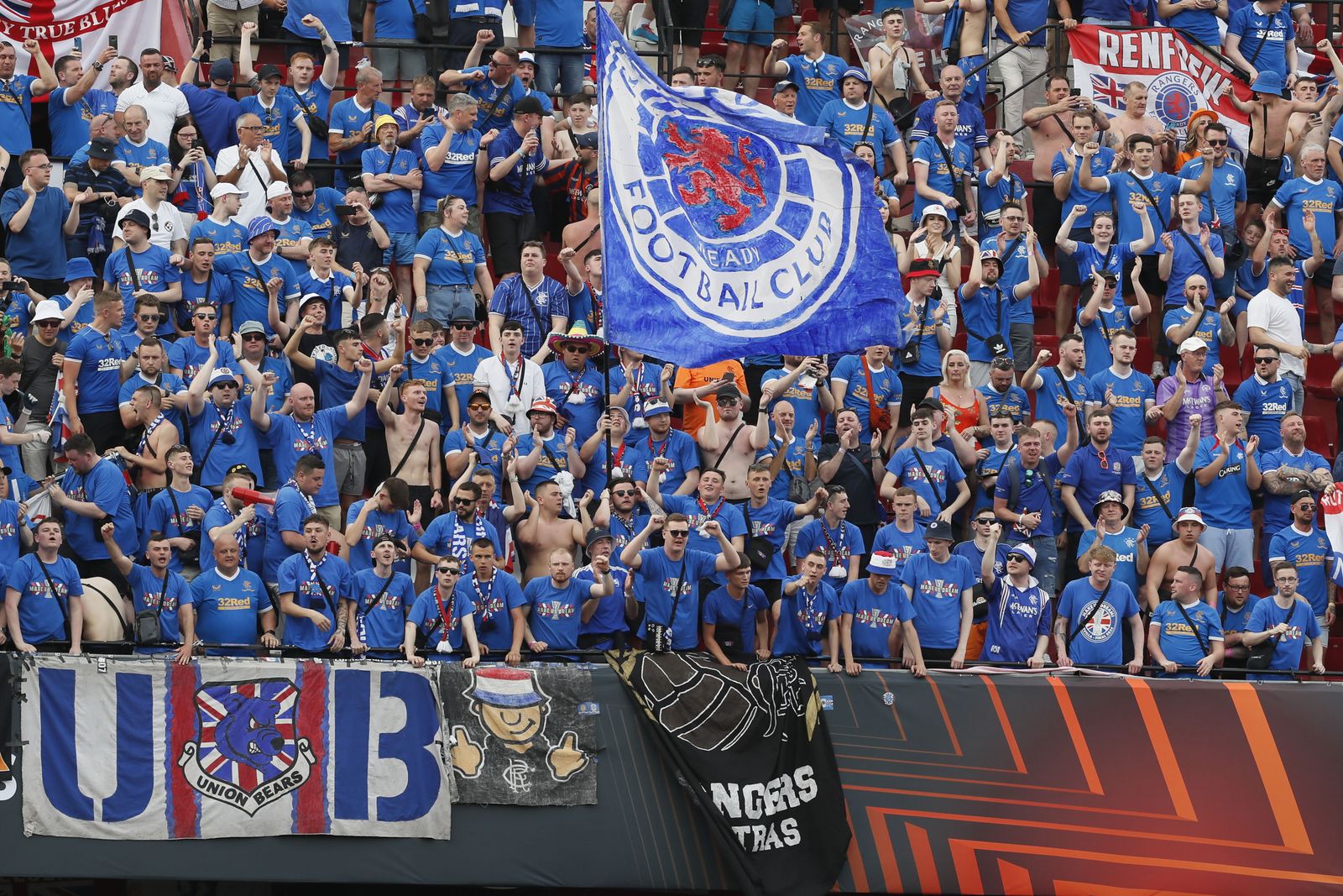 Las fotos del Eintracht-Rangers, la final de la Europa League en Sevilla