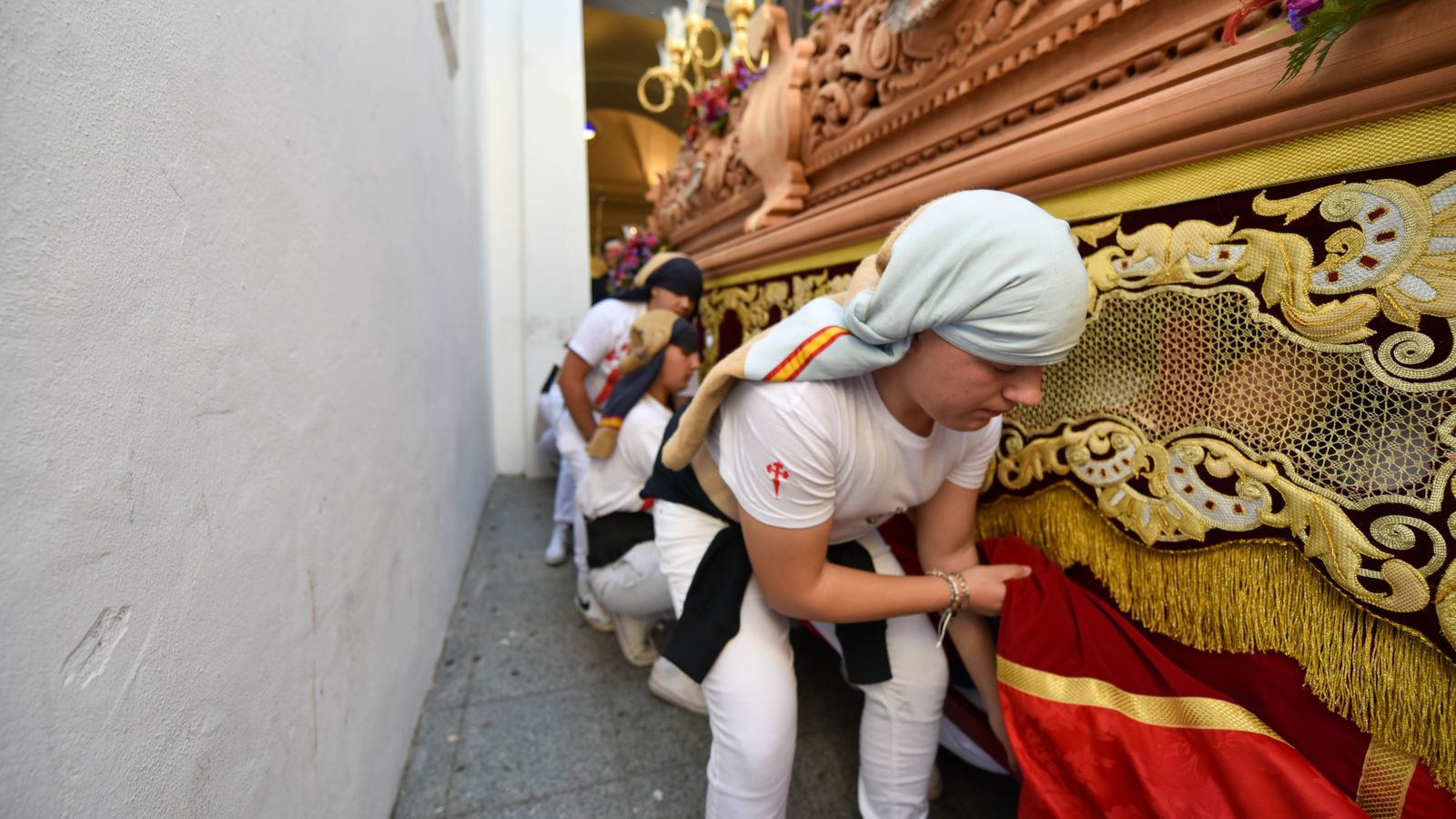 Fotos del Domingo de Ramos en Los Barrios: Borriquita y María Santisima de la Estrella