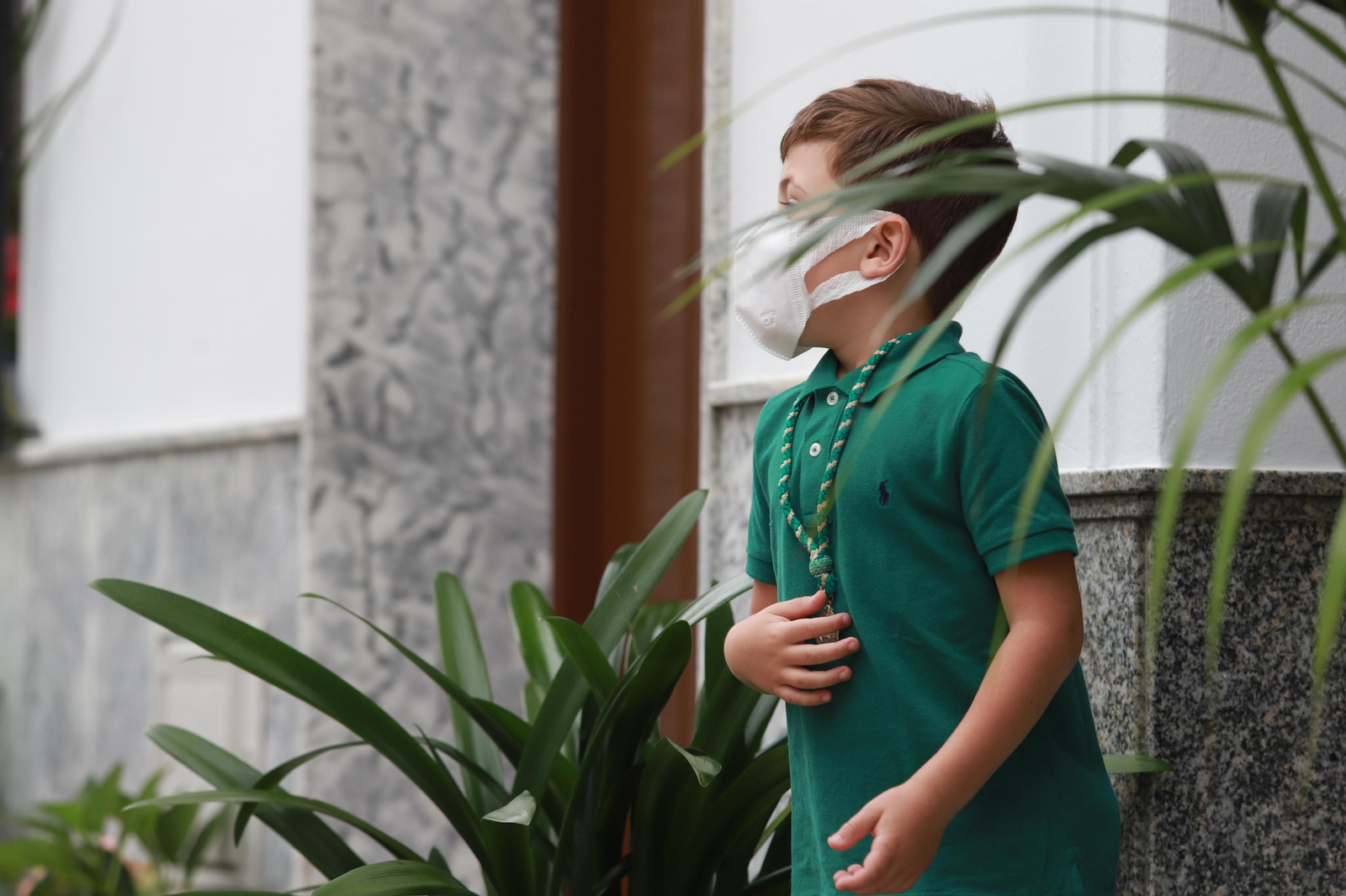 Imágenes de la jornada especial vivida en Almonte sin la procesión de la Virgen del Rocío