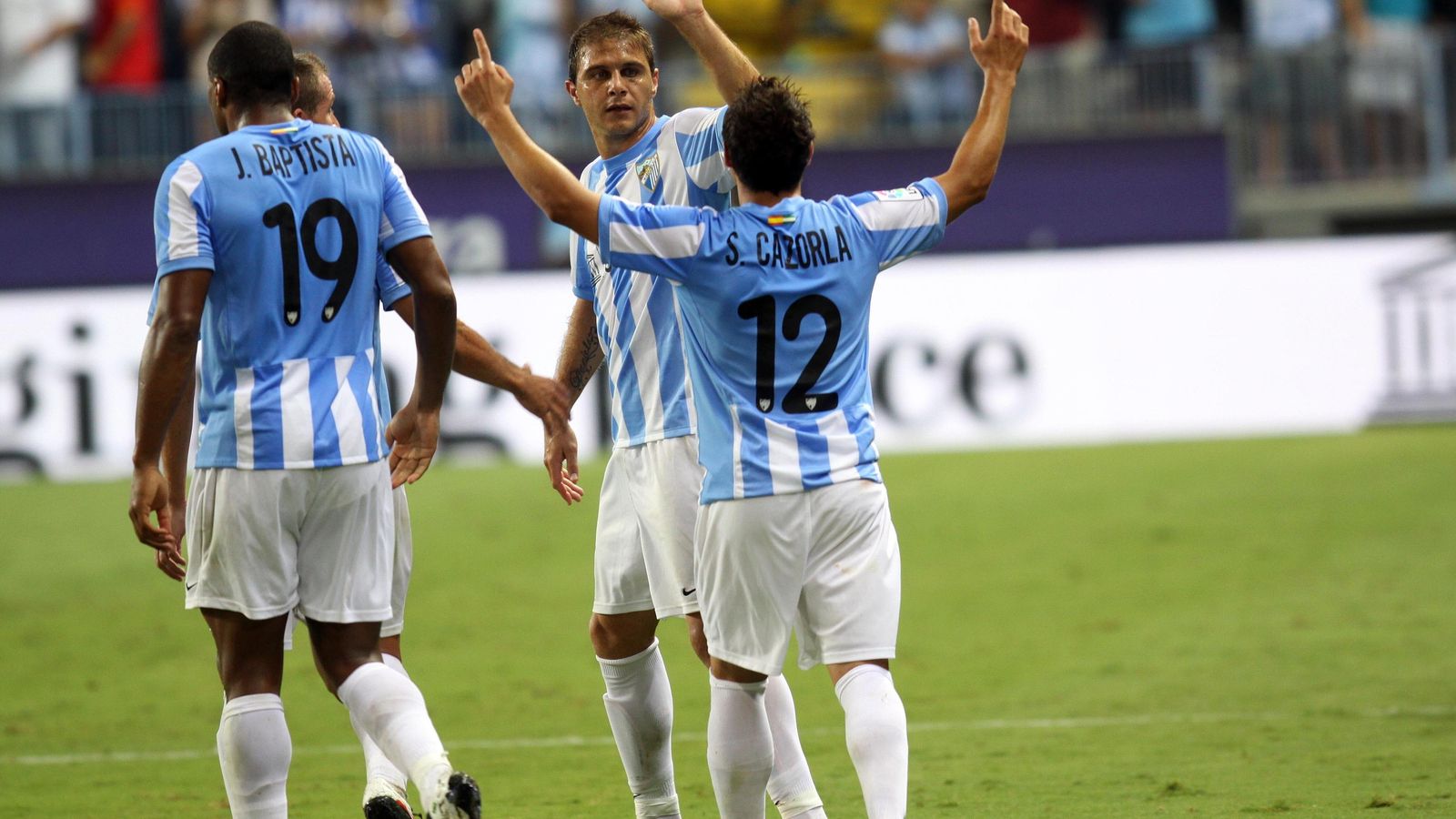 Joaquín, Baptista, Duda y Cazorla.