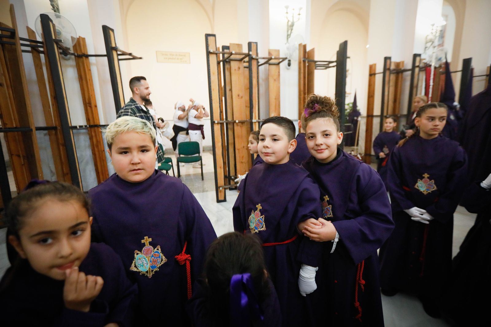 La procesión del Encuentro, en imágenes