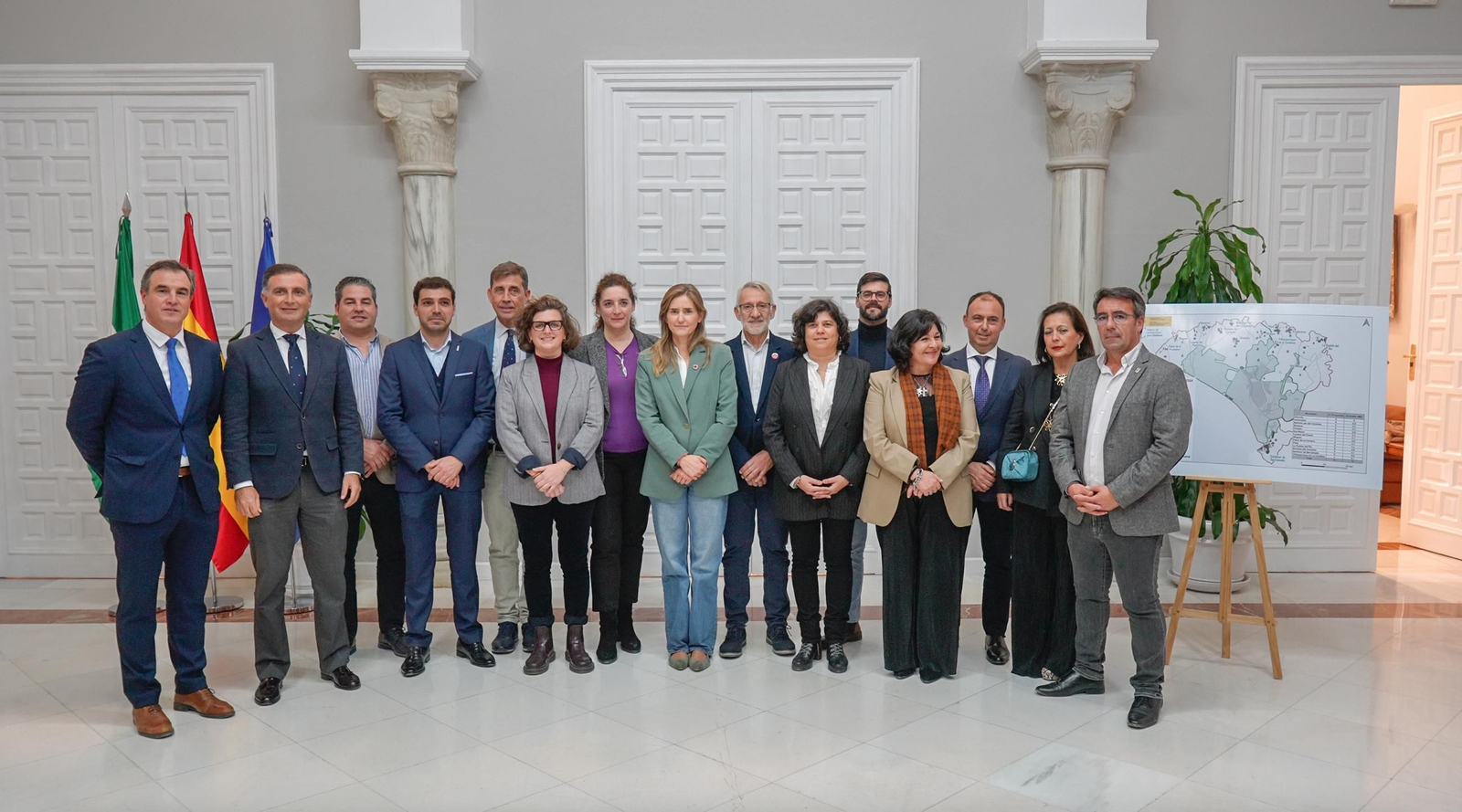 Encuentro de la vicepresidenta Sara Aagesen con los alcaldes del área de influencia de Doñana