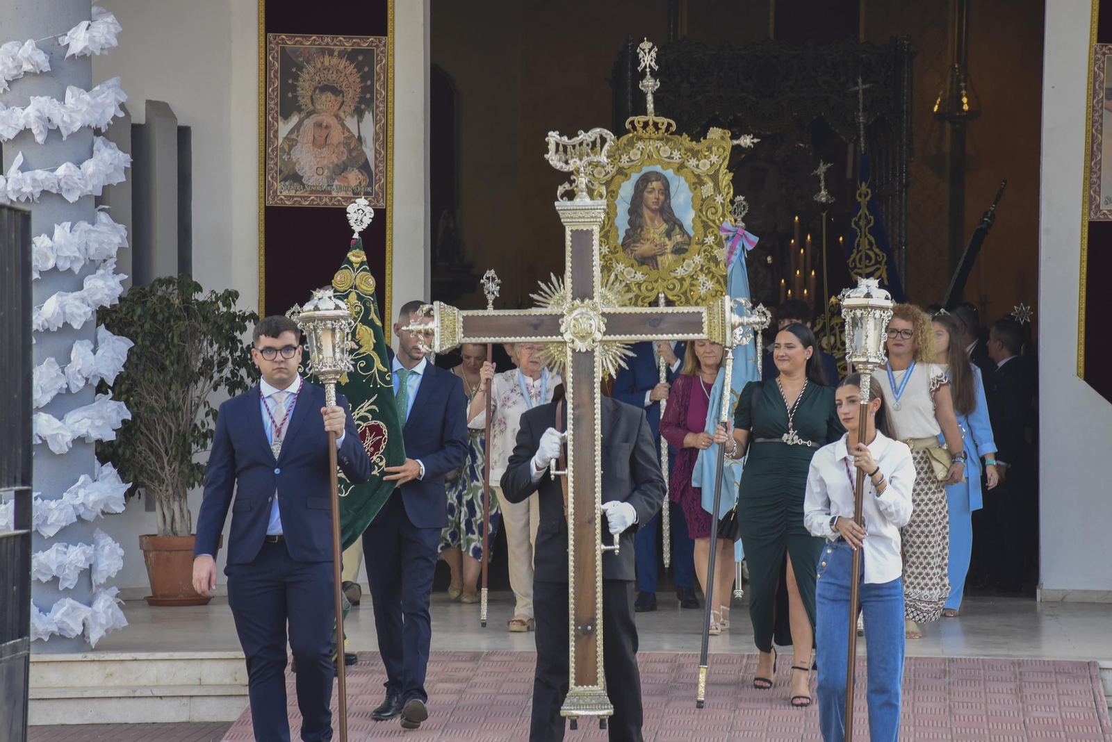 Las fotos de la procesión extraordinaria del Mayor Dolor por el 75 aniversario de su bendición