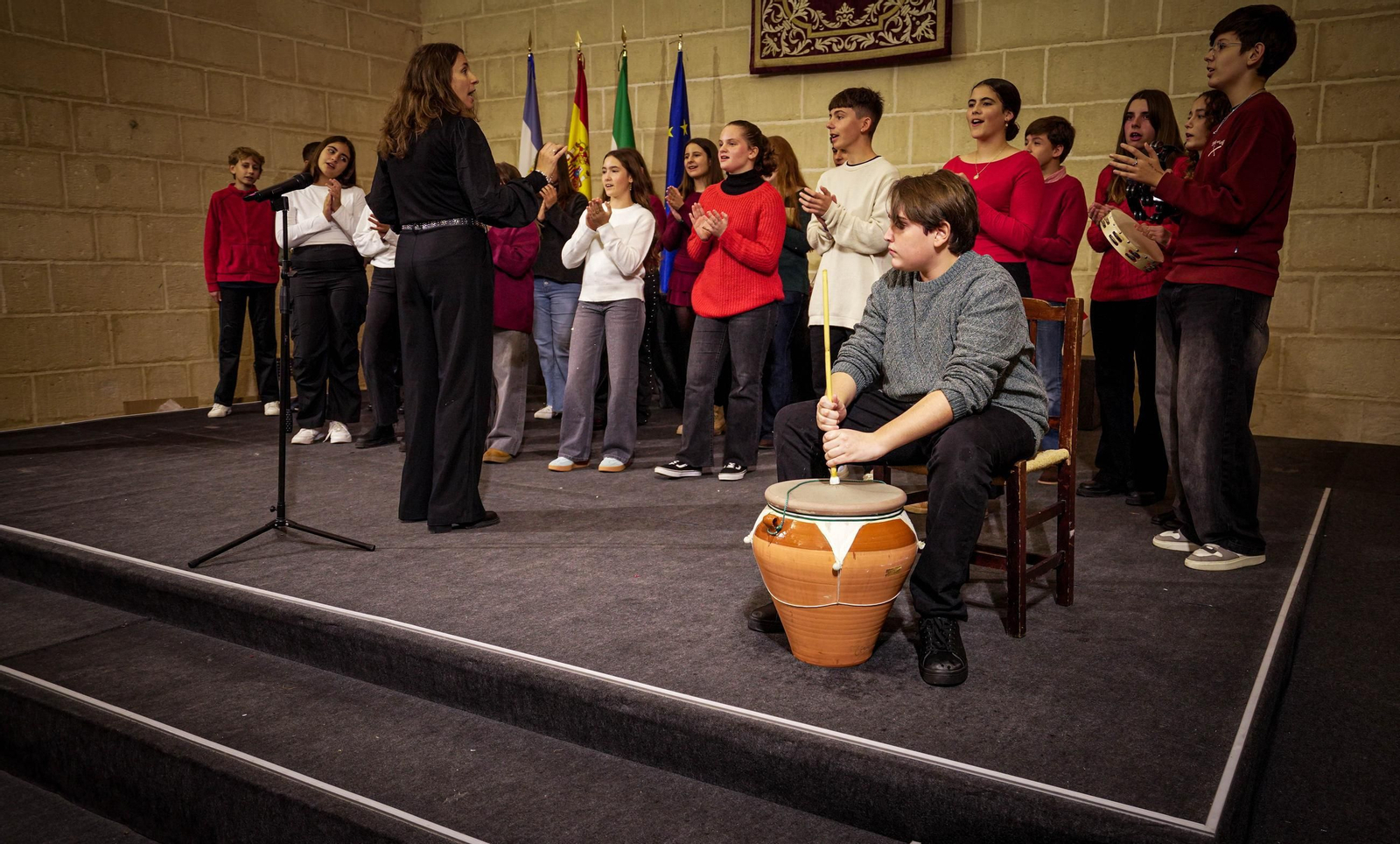 Imágenes del concurso de villancicos de la Cátedra de Flamencología de Jerez