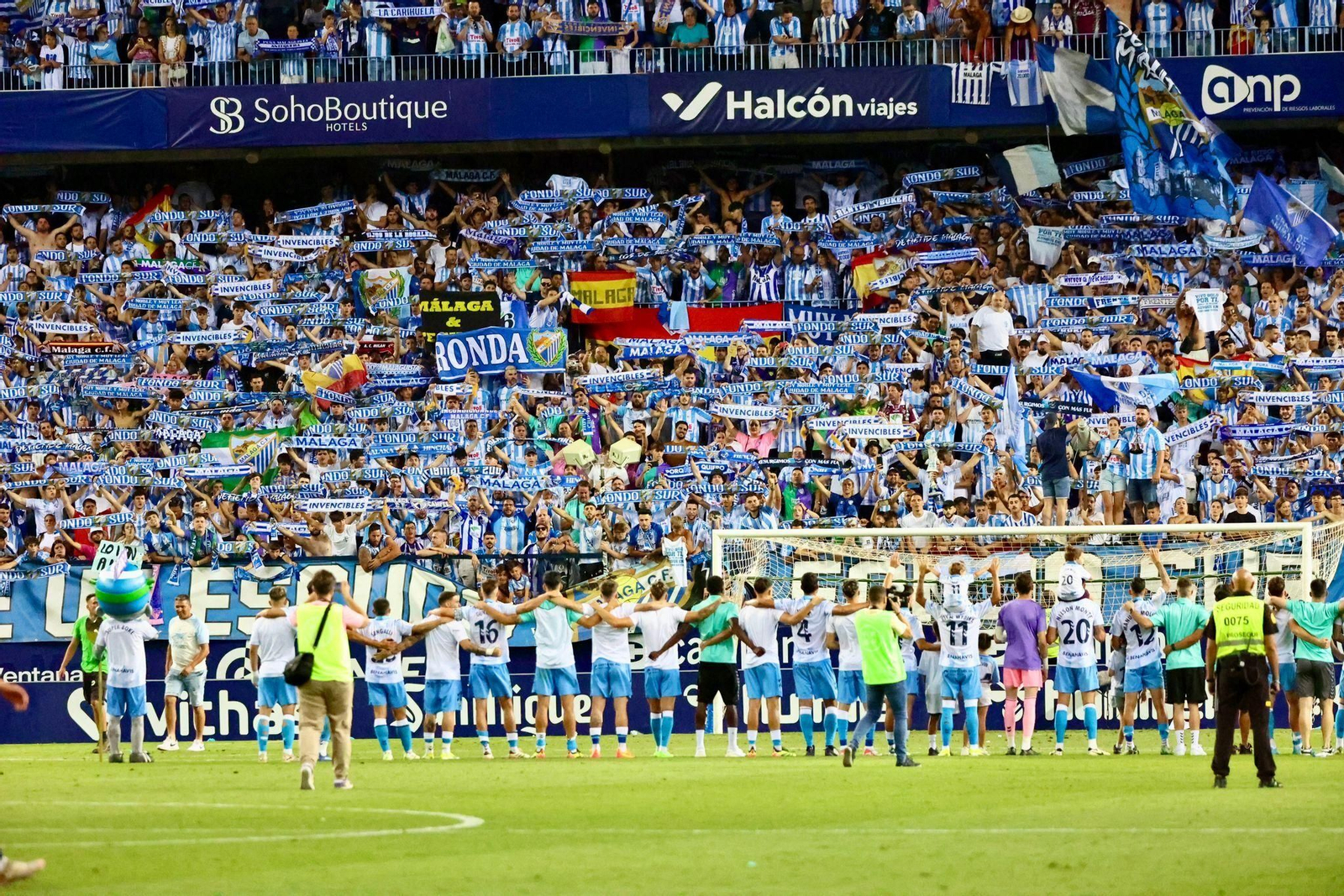 El Málaga CF-Nàstic, en fotos