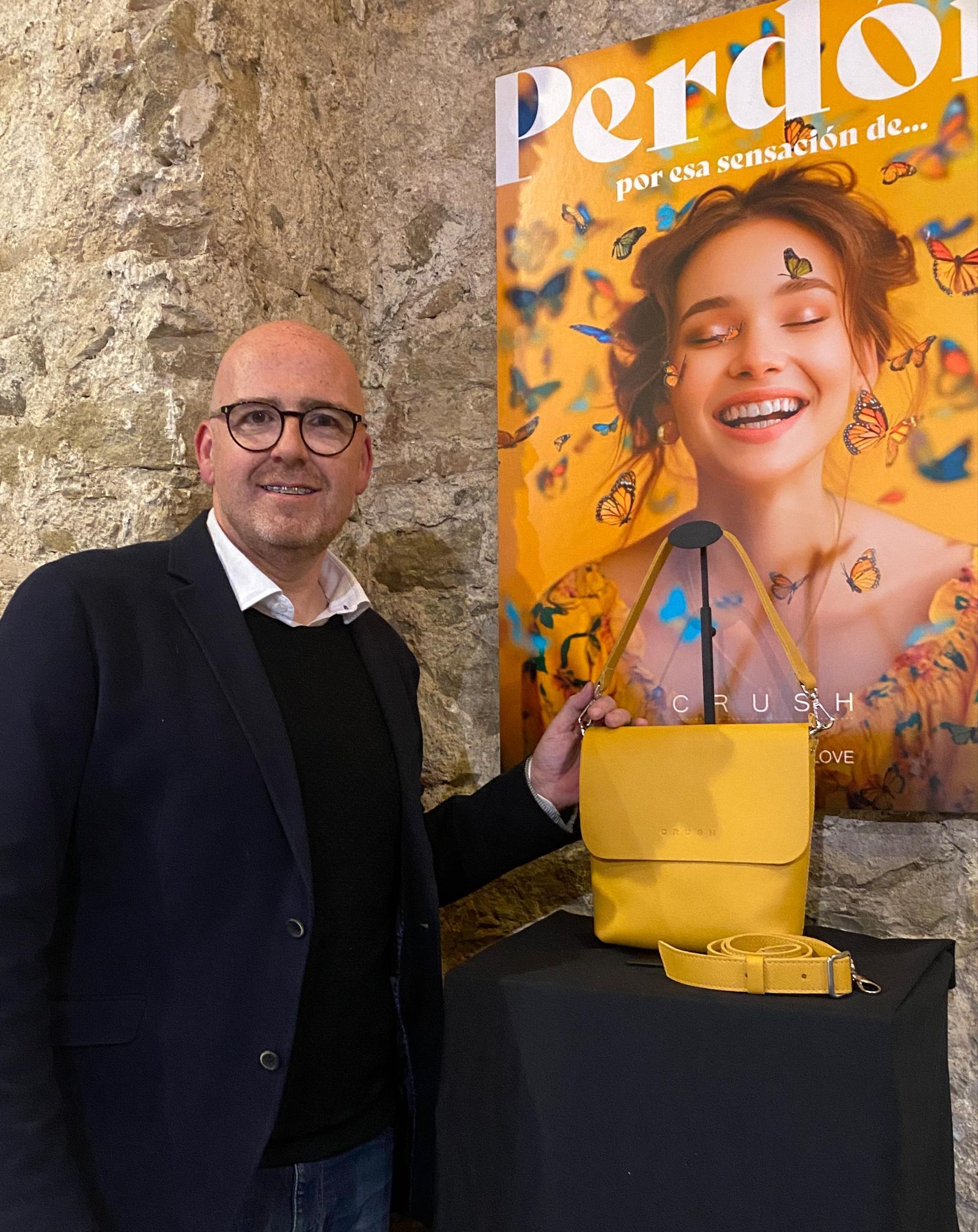 Pepe Montiel, dueño de la marca ubriqueña Crush.