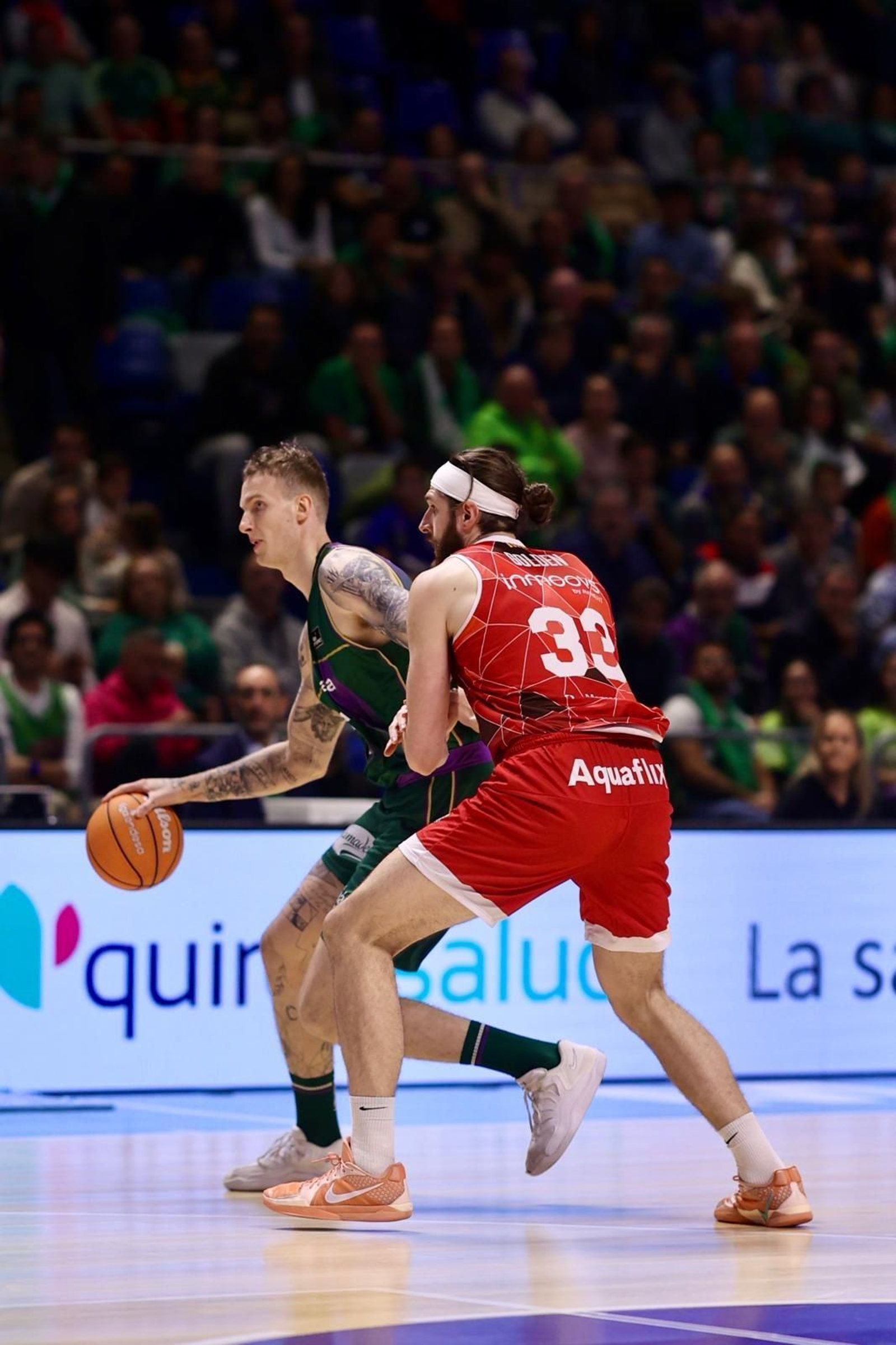 El Unicaja-Baxi Manresa, en fotos