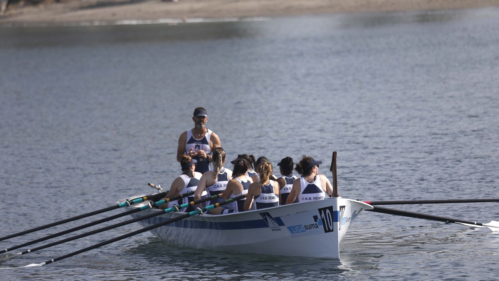 Las fotos de la segunda jornada del Campeonato de España de remo en banco fijo LLaut de La Línea