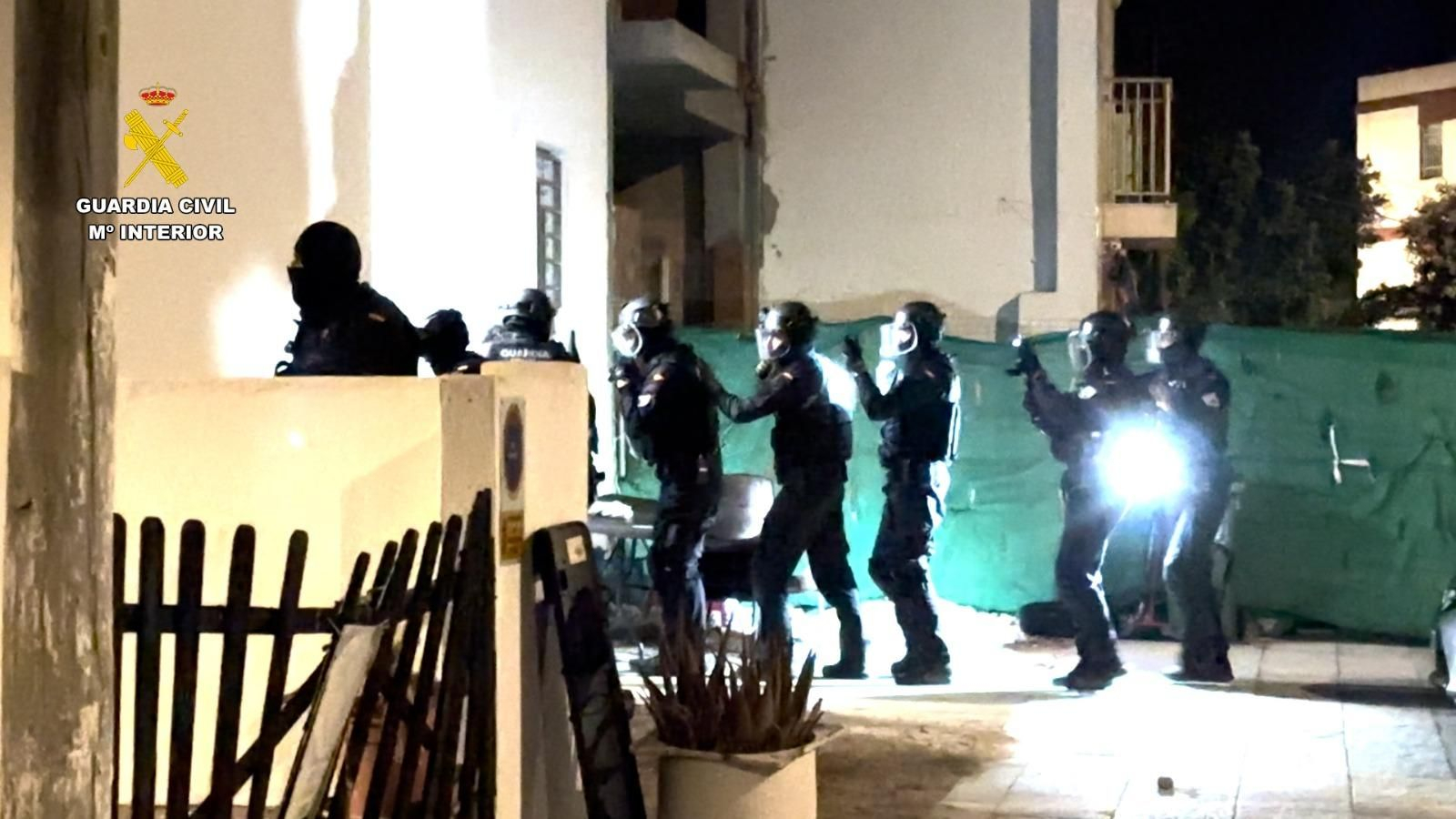 Intervención de la Guardia Civil.