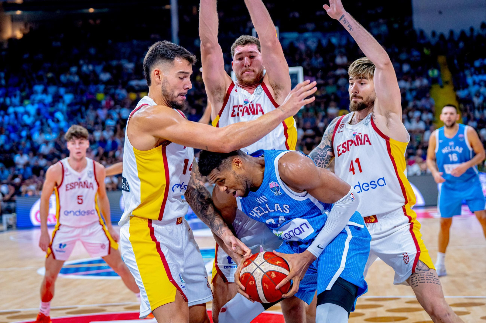 Las fotos del España - Grecia de baloncesto en el adiós de Scariolo