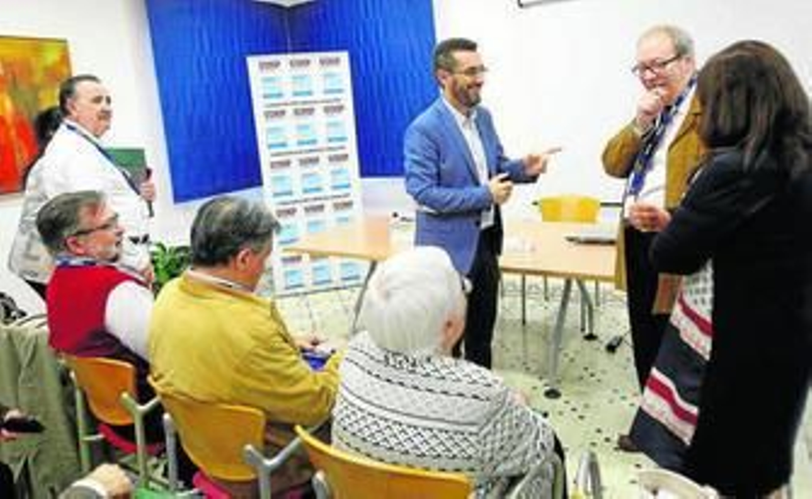 Imagen de la inauguración de las jornadas, ayer en la UIMP en La Línea.