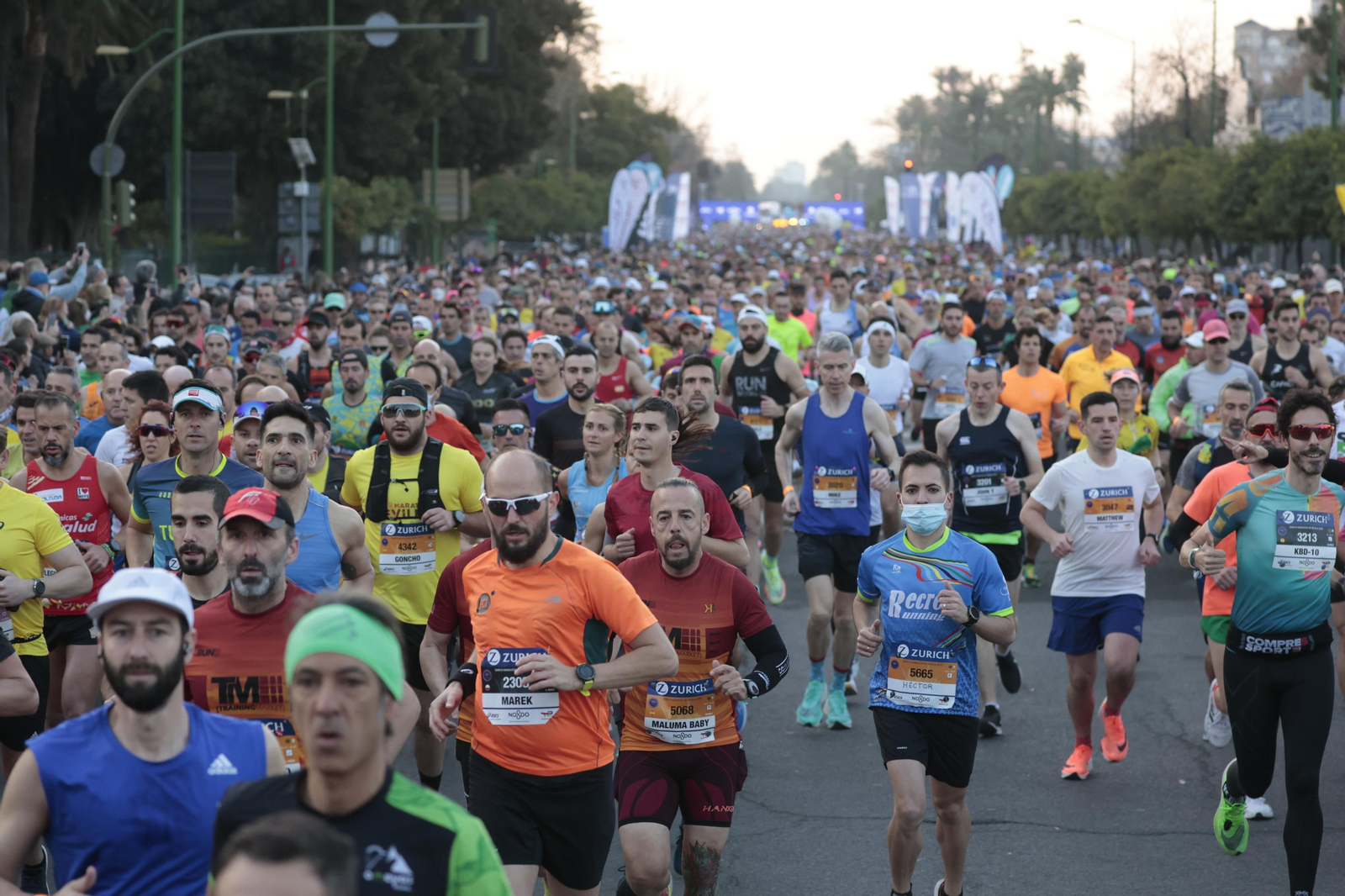 Las imágenes de la Maratón de Sevilla 2022 (1)