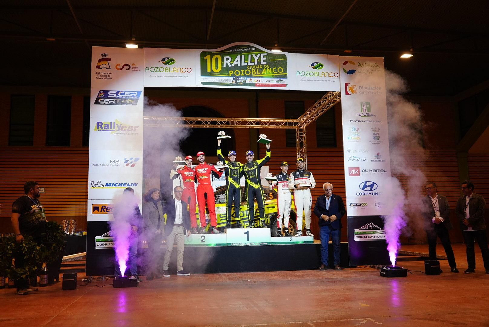 Las mejores imágenes de la entrega de premios del Rallye Ciudad de Pozoblanco