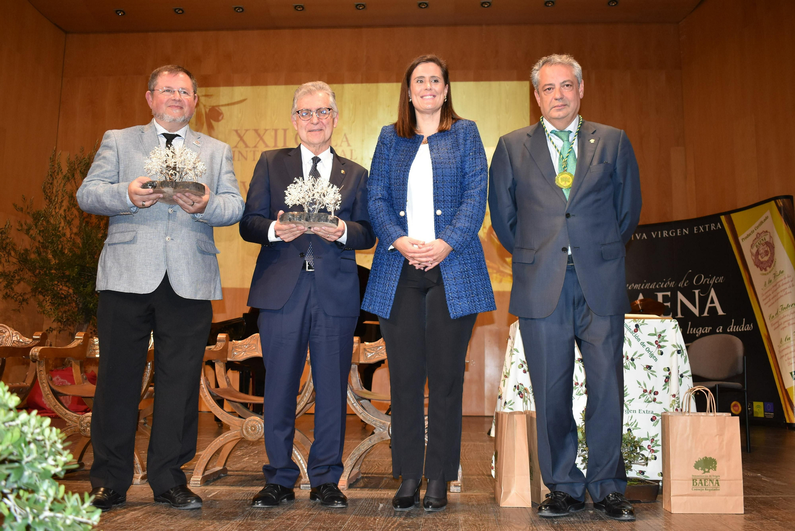 Rafael Moreno, Bernabé Galán, Cristina Piernagorda y Javier Alcalá.