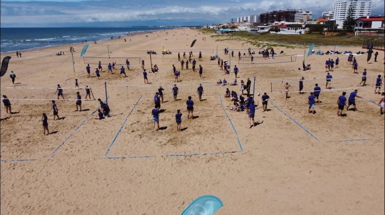 Torneo de voley playa en Punta Umbría.