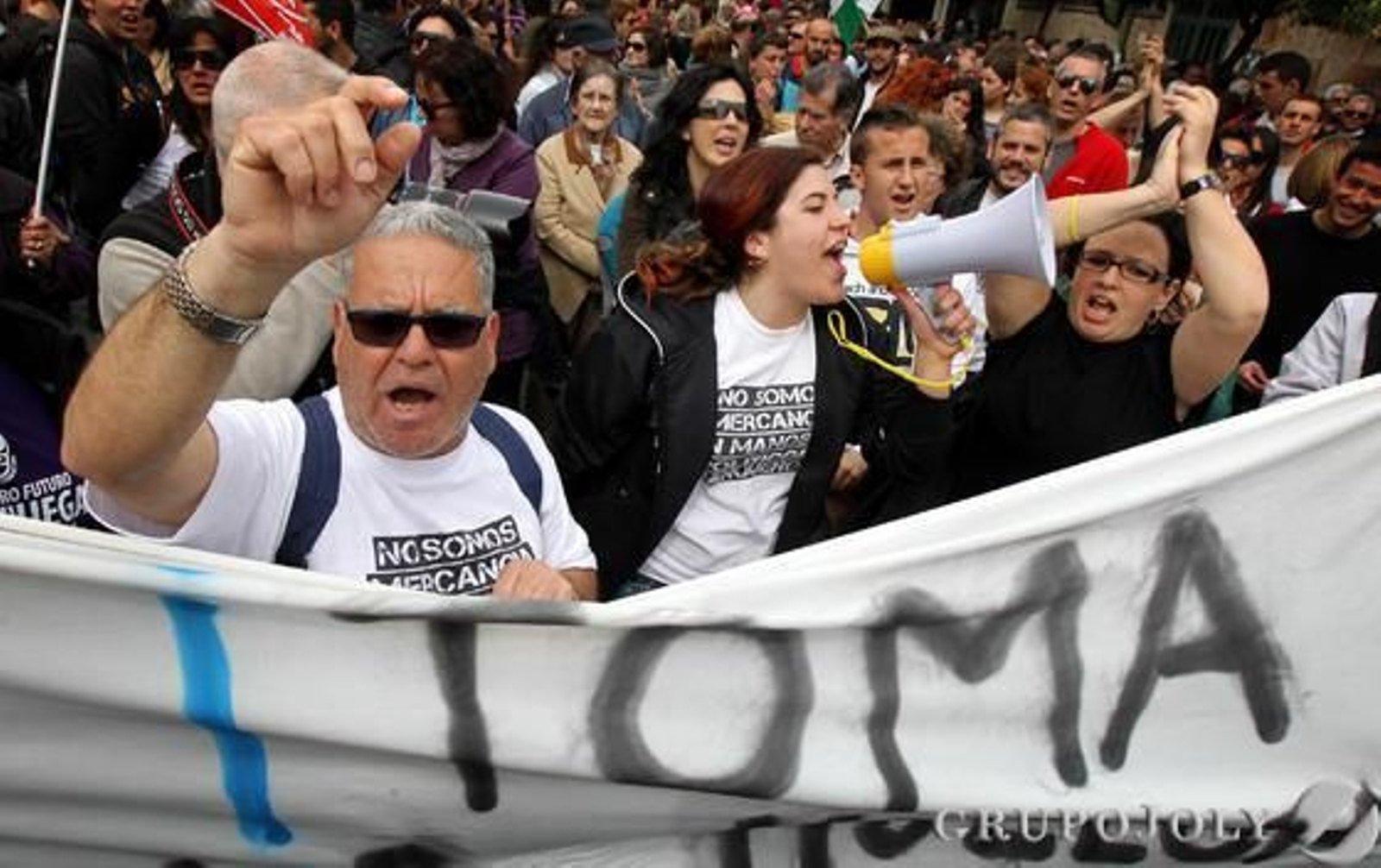 Las imágenes de la huelga general en Jerez. 

Foto: Pascual