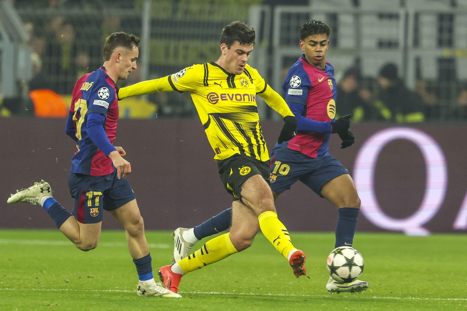 Las imágenes del Borussia Dortmund - Barcelona