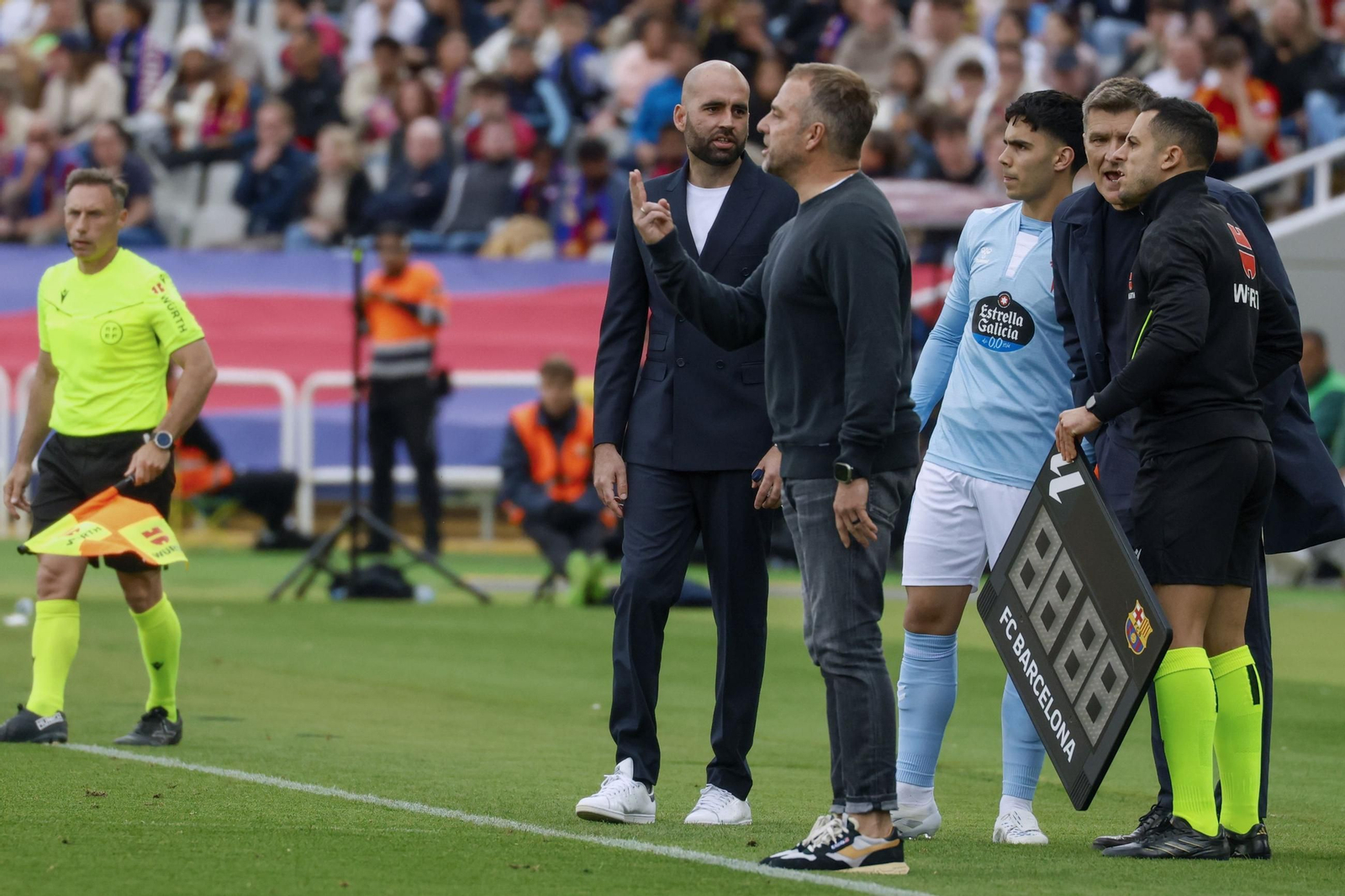 Barcelona-Celta: El malagueño Melero López, salpicado por la polémica