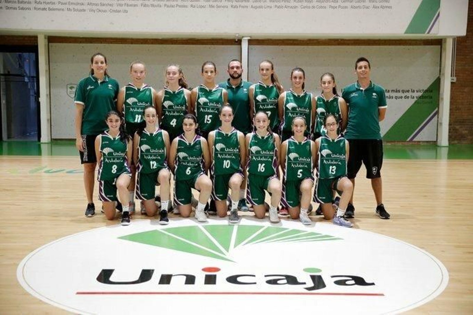 Las infantiles del Unicaja.