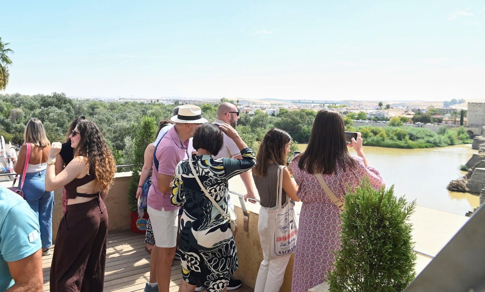Las imágenes de las nuevas vistas de Córdoba desde el mirador de la Puerte del Puente