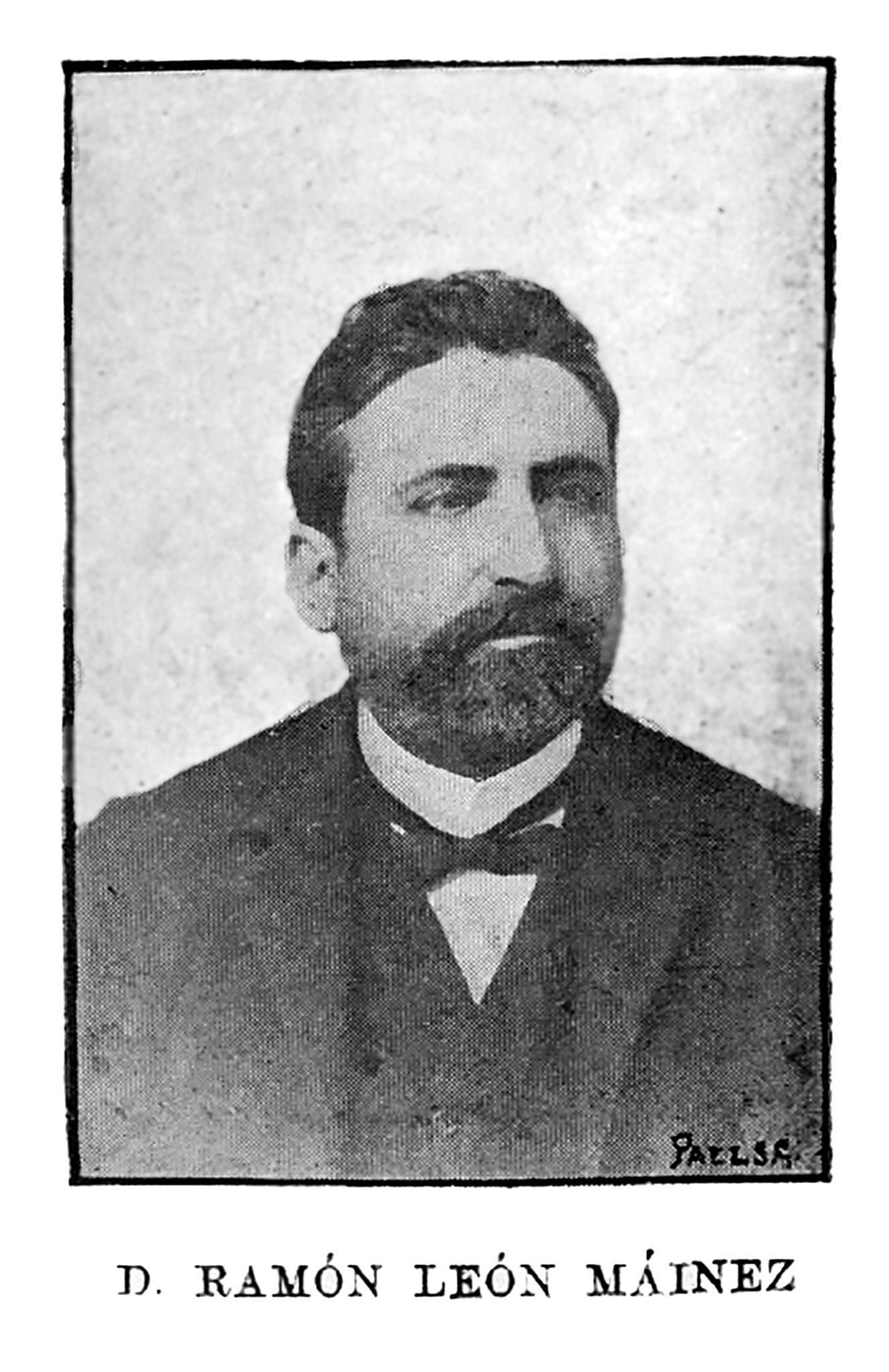 Retrato de Ramón León Maínez.