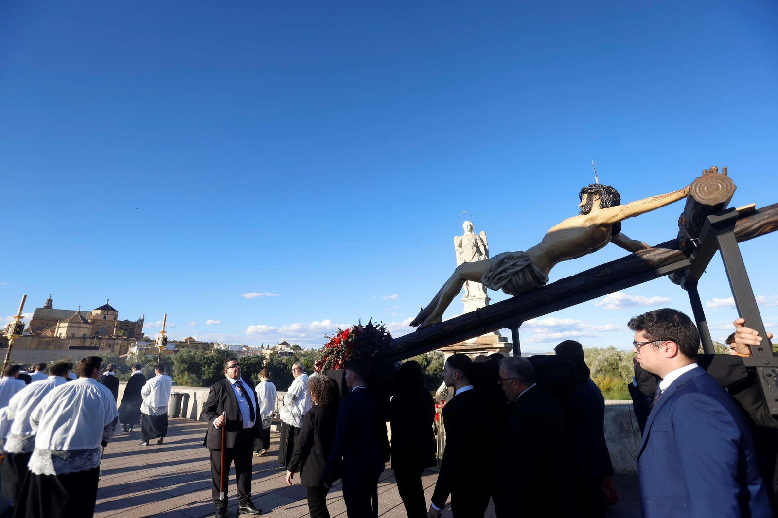 Santísimo Cristo de la Caridad de Pozoblanco, en el Magno Vía Crucis de Córdoba