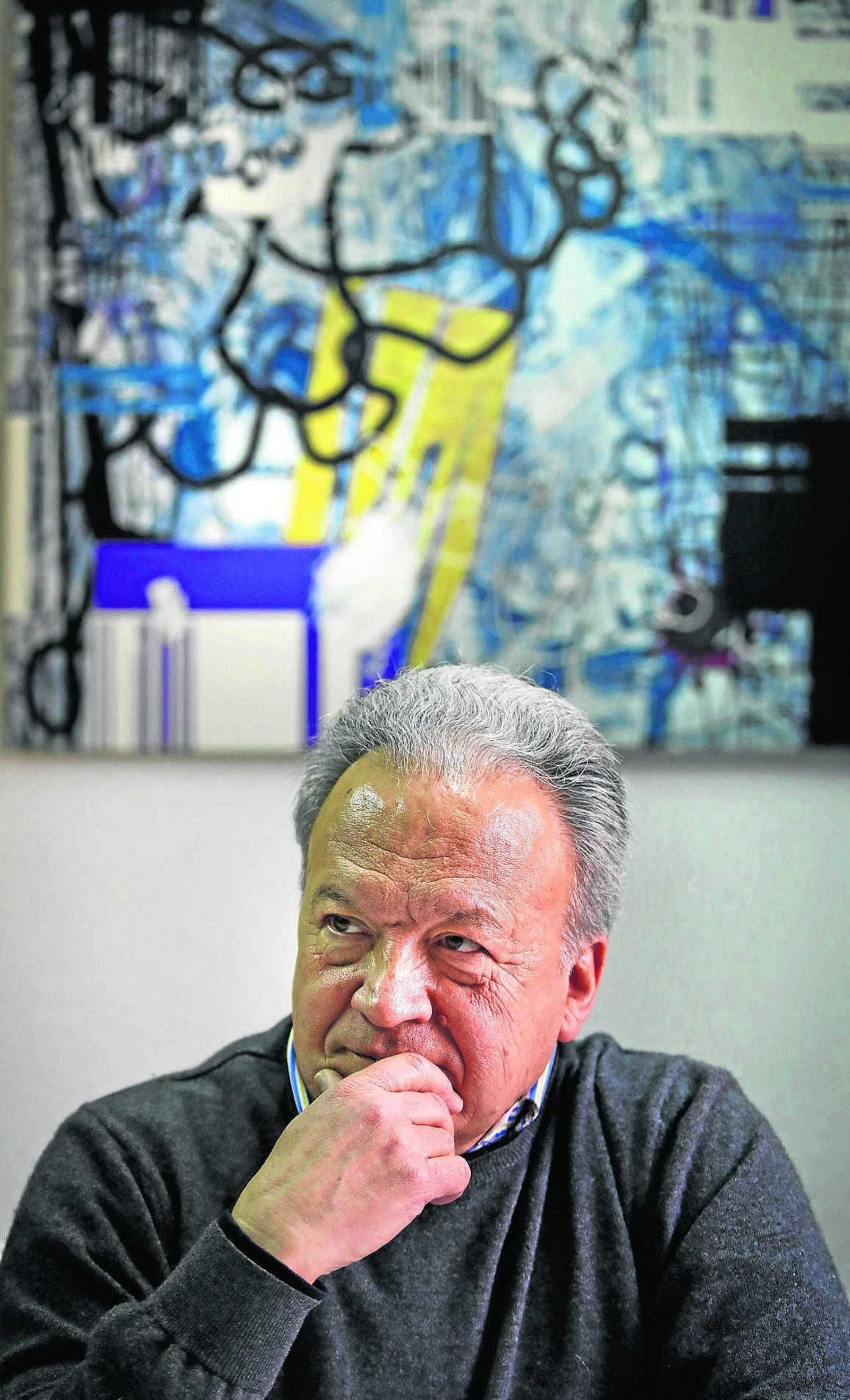 Pedro Pacheco, durante una entrevista a Diario de Jerez el marzo del año pasado.