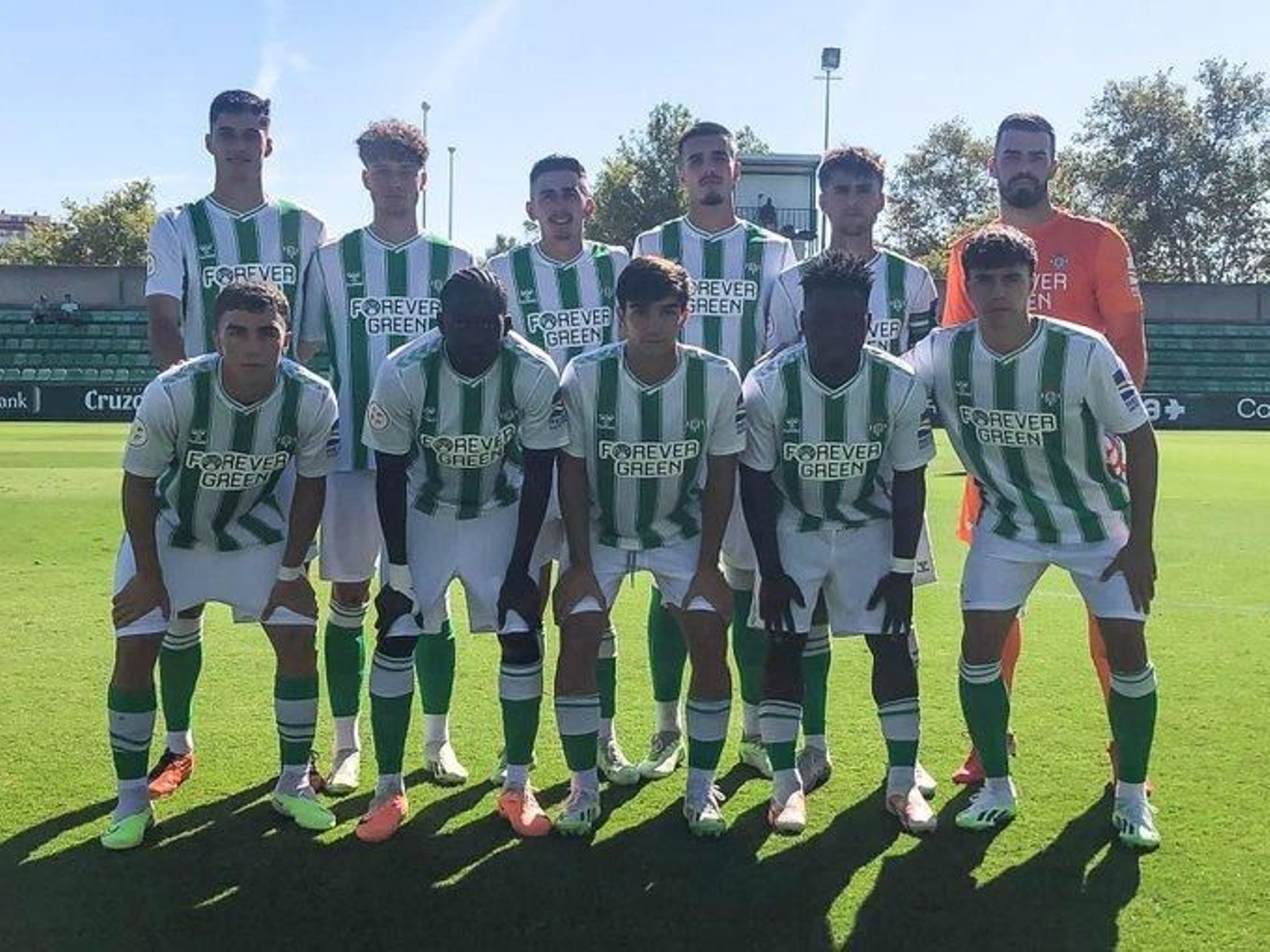 Una formación del Betis Deportivo esta pretemporada