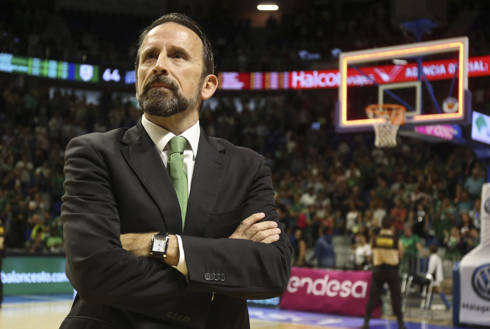 Joan Plaza, en su retirada del Carpena el pasado martes.