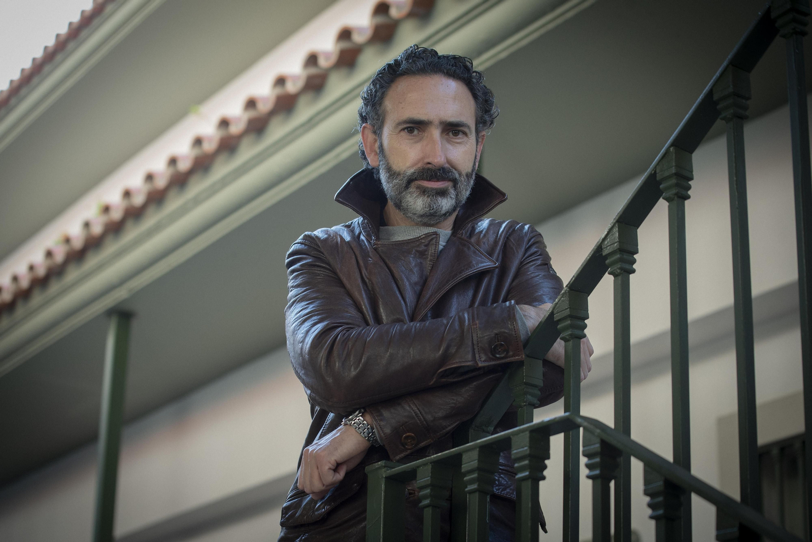 Jon Bilbao, momentos antes de la entrevista durante su visita a Sevilla.