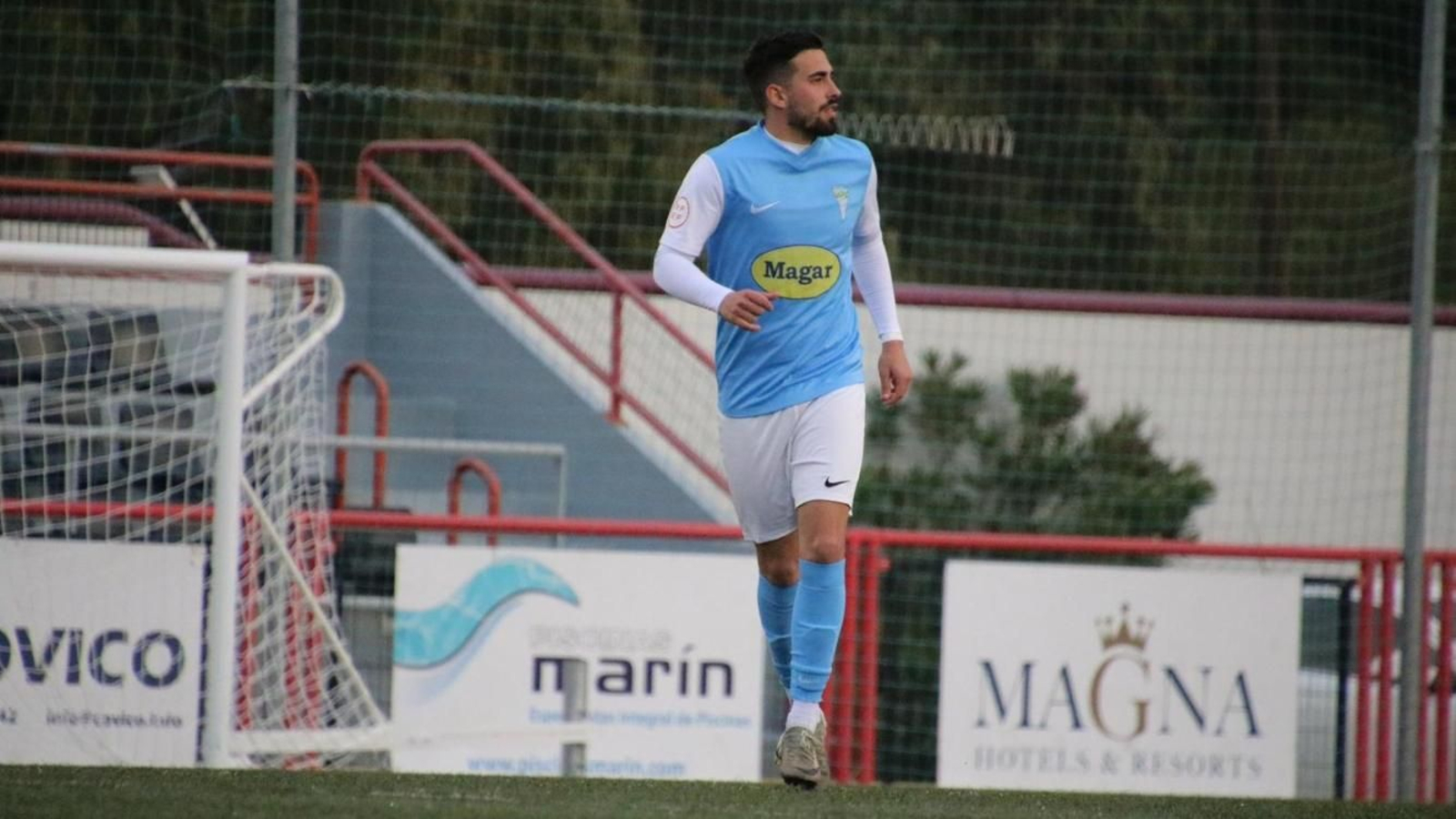 Pablo COrtijo, en su último encuentro como celeste.