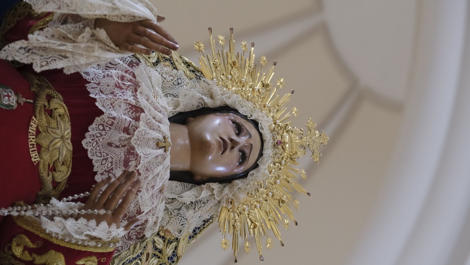 La procesión del Encuentro por las calles de Almería, en imágenes