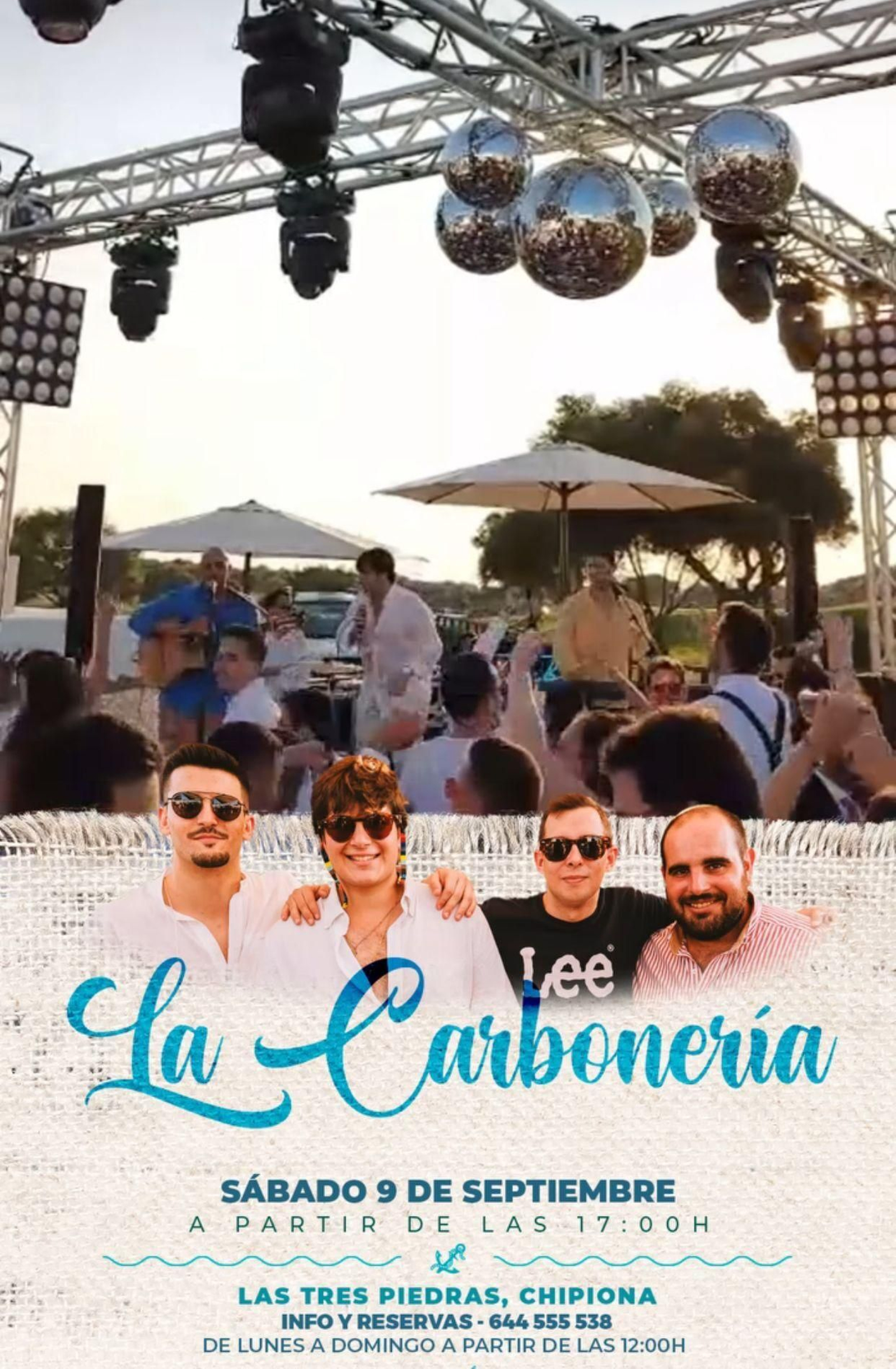 Música en directo del 7 al 9 de septiembre en los chiringuitos de Rota, Sanlúcar y Chipiona