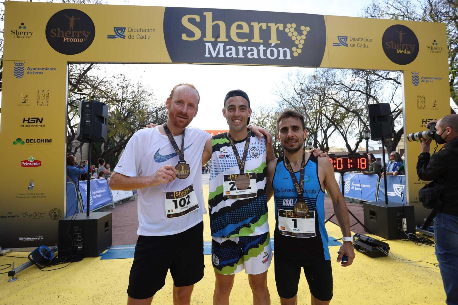 Imágenes de la V Sherry Maratón de Jerez