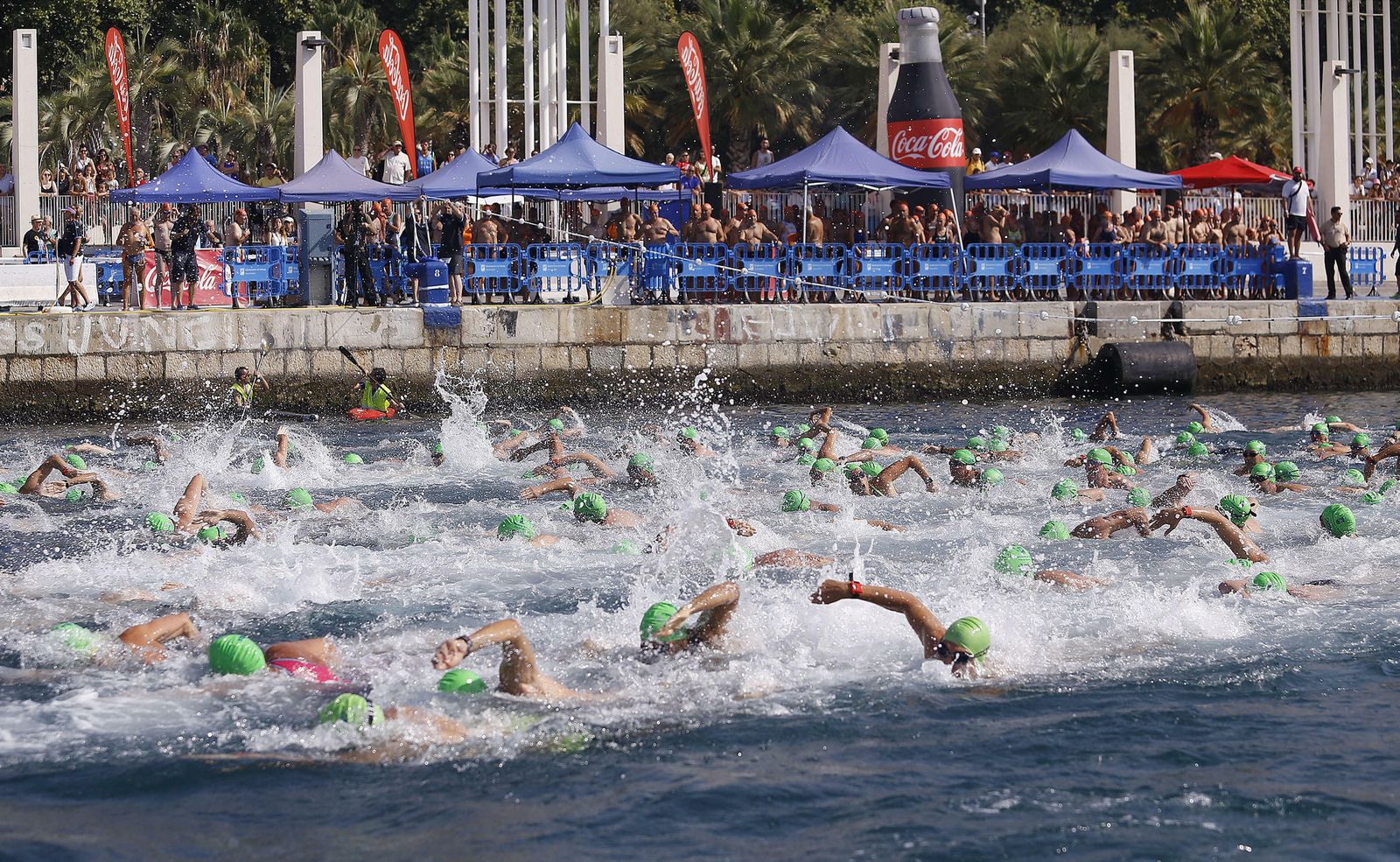 Fotos de la 60ª Travesía a Nado del Puerto de Málaga