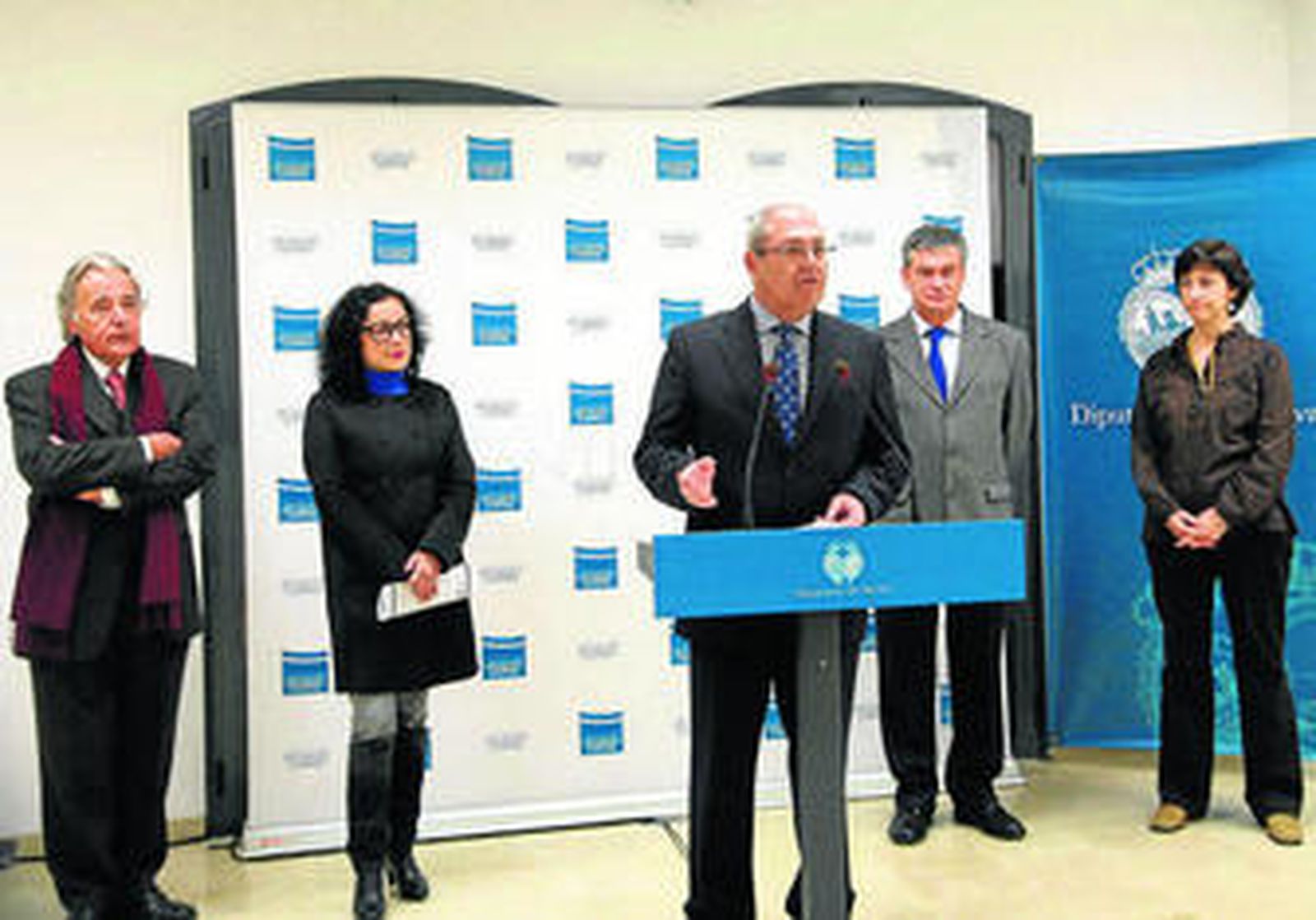 José Luis Ruiz, Elena Tovar, Antonio de la Vega, Jesús Contreras y Juana María López.