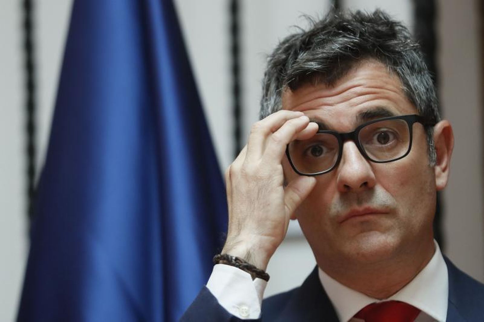 Félix Bolaños, ministro de Presidencia, ayer.