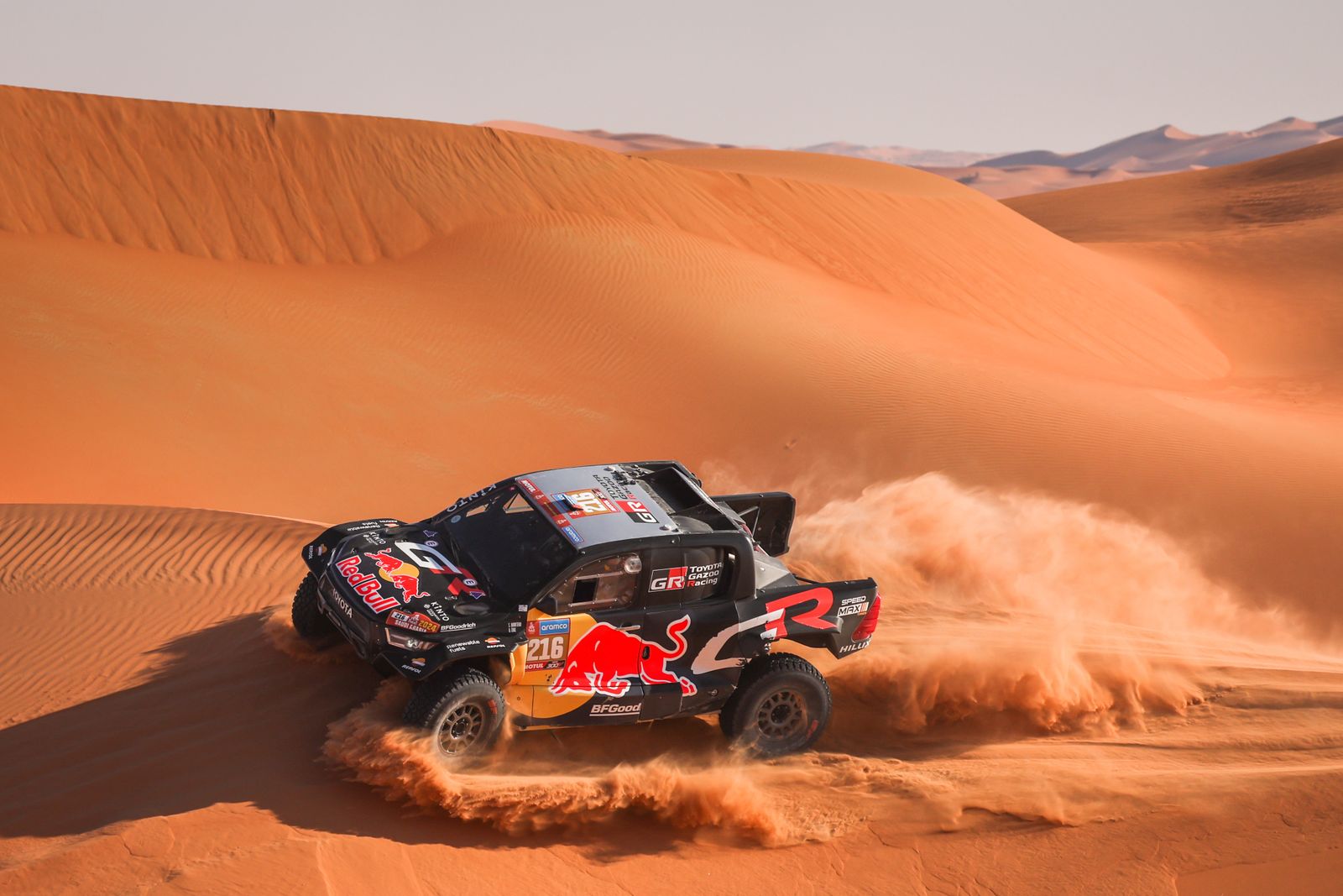 Las espectaculares imágenes del Dakar por las dunas