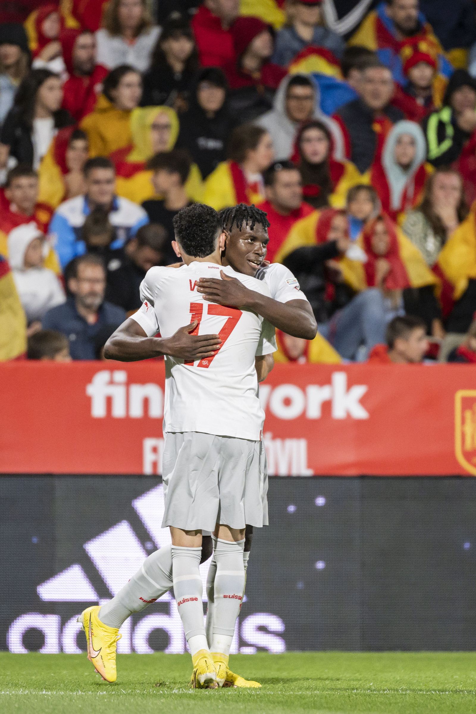 Las imágenes del España-Suiza