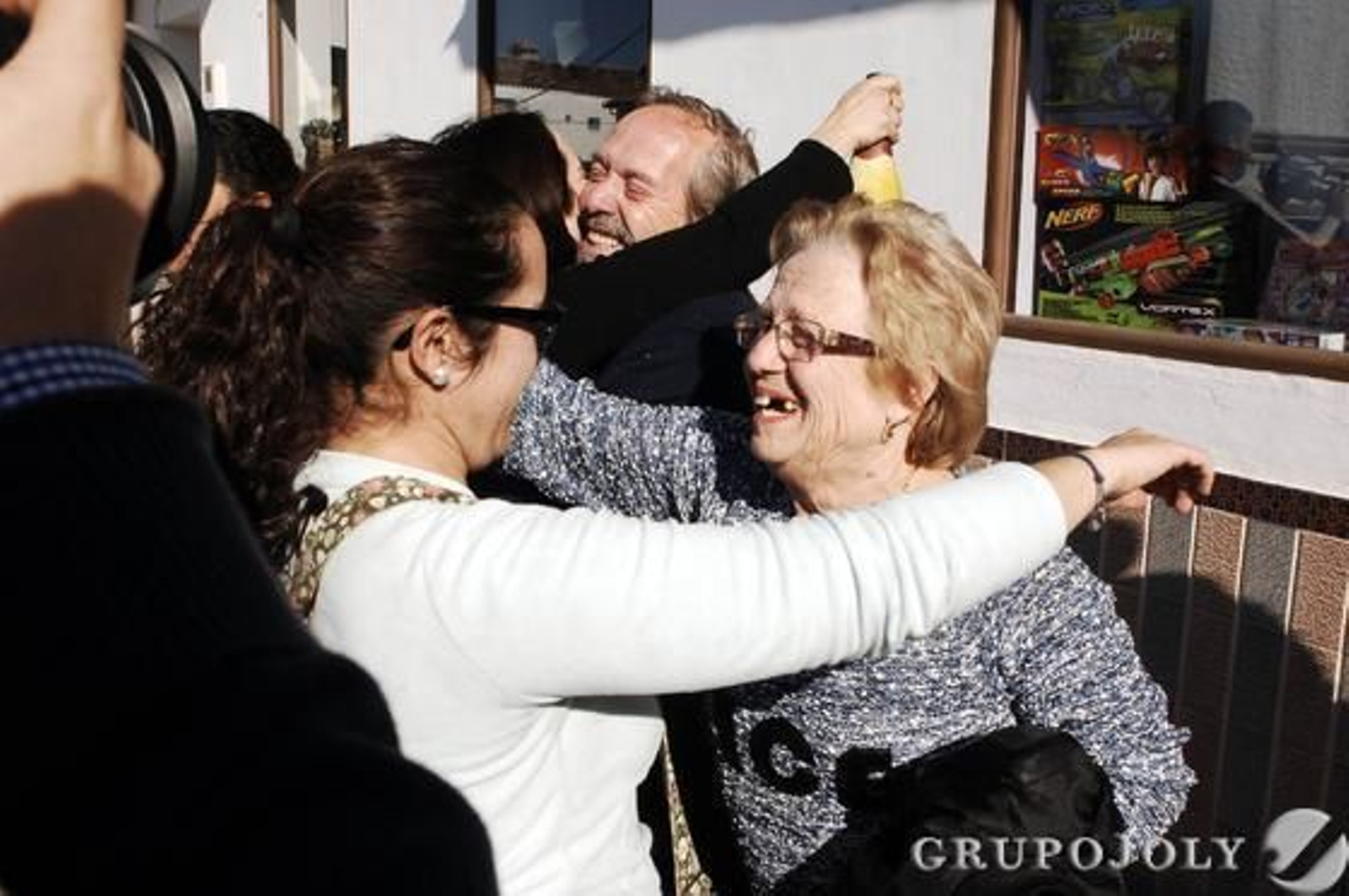 El Bosque festejó por todo lo alto el Gordo. 

Foto: Ramón Aguilar