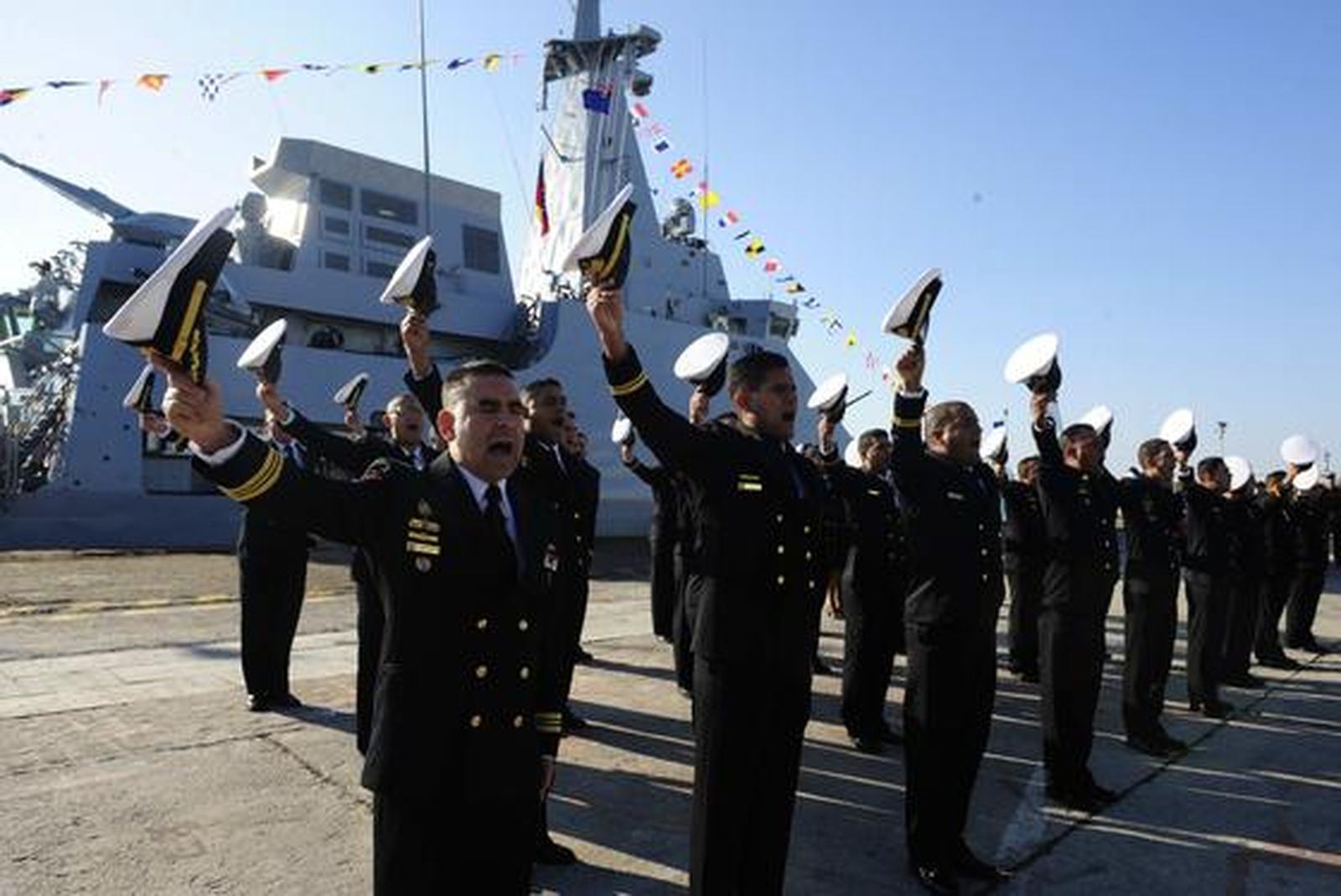 Navantia entrega el buque de Vigilancia Litoral Naiguatá a la Armada de Venezuela. 

Foto: Elias Pimentel