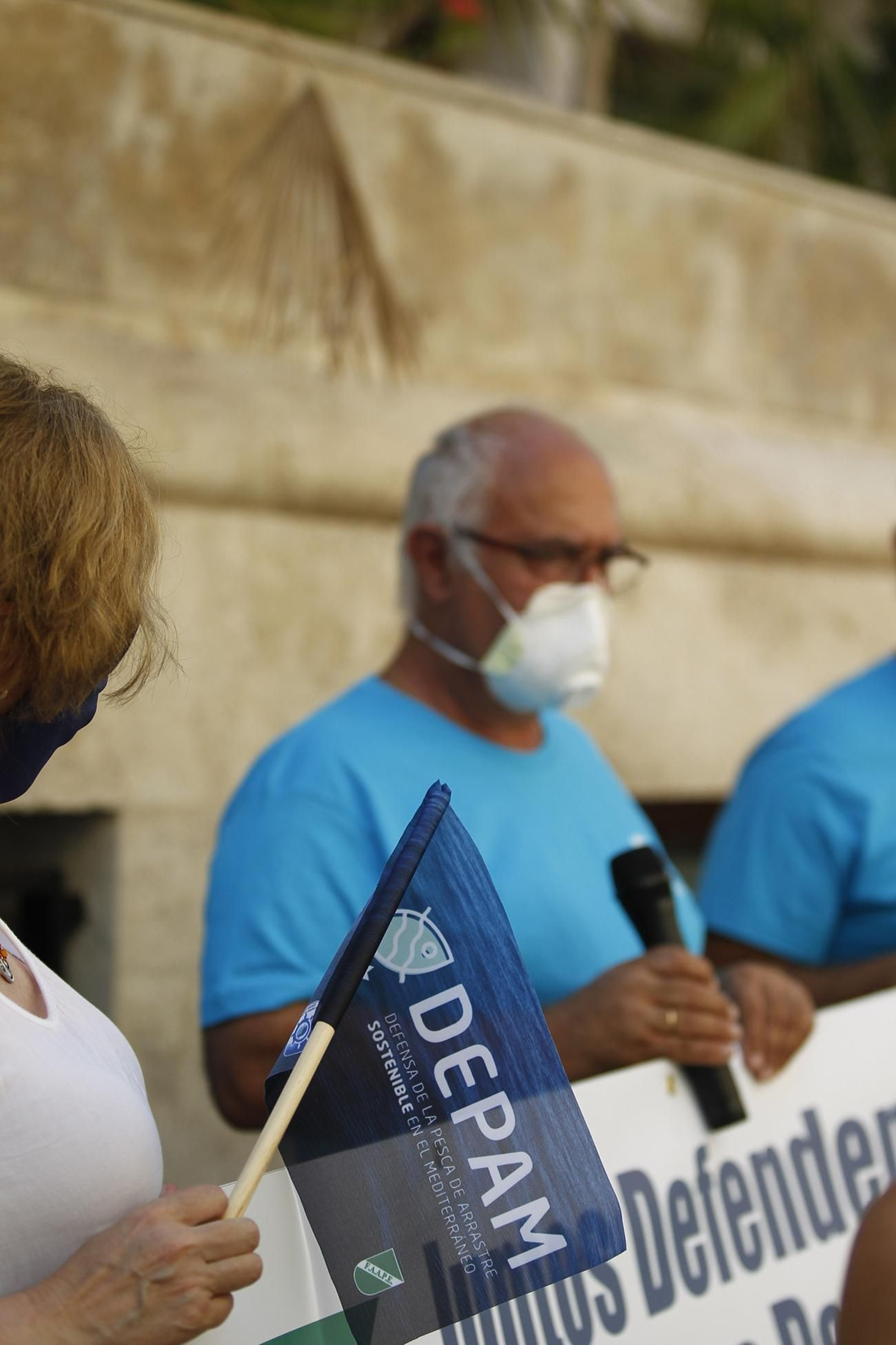 Protestas de los pescadores de flotas de arrastre de Almería, Granada y Alicante.