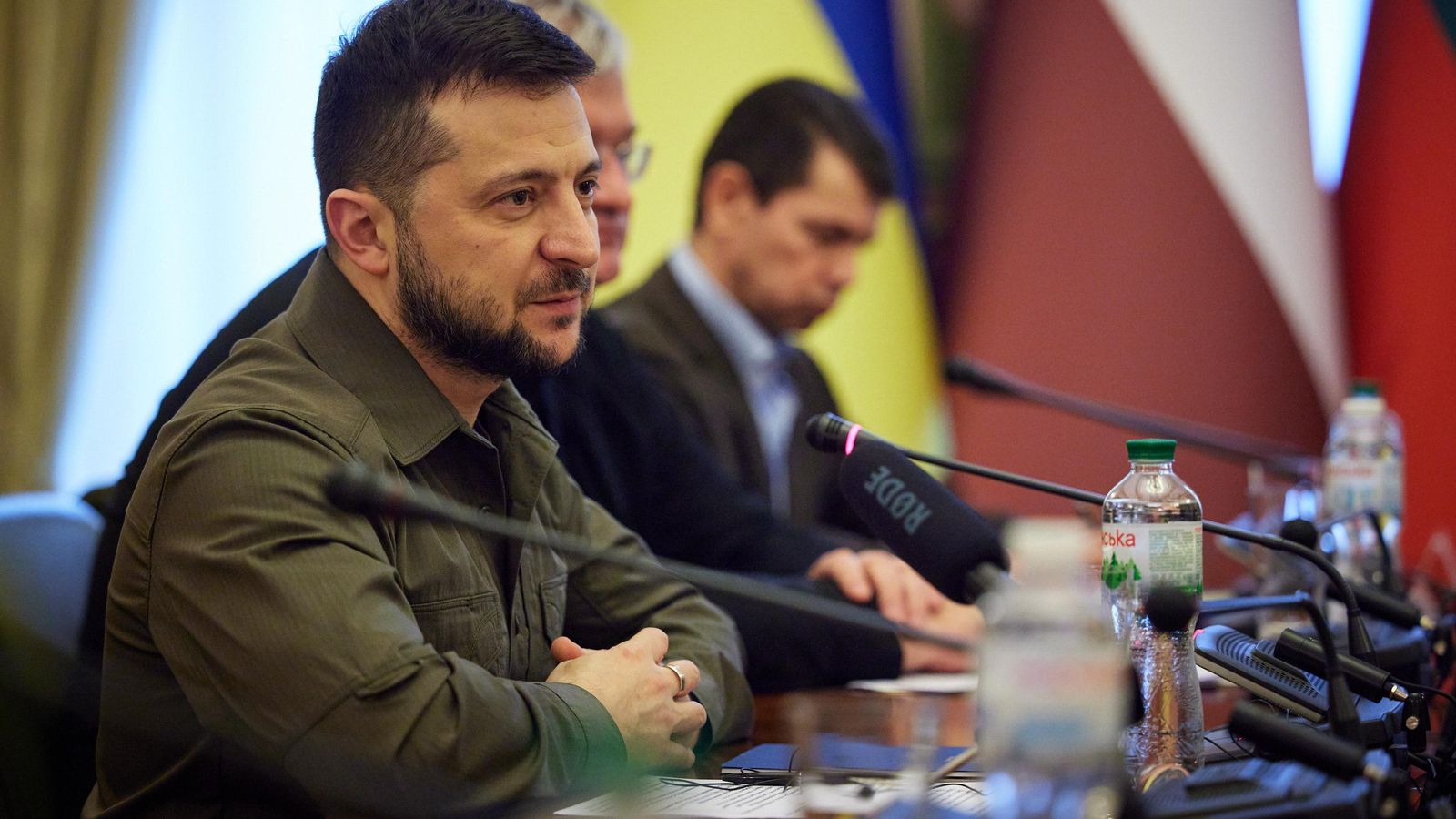 El presidente de Ucrania, Volodimir Zelenski.