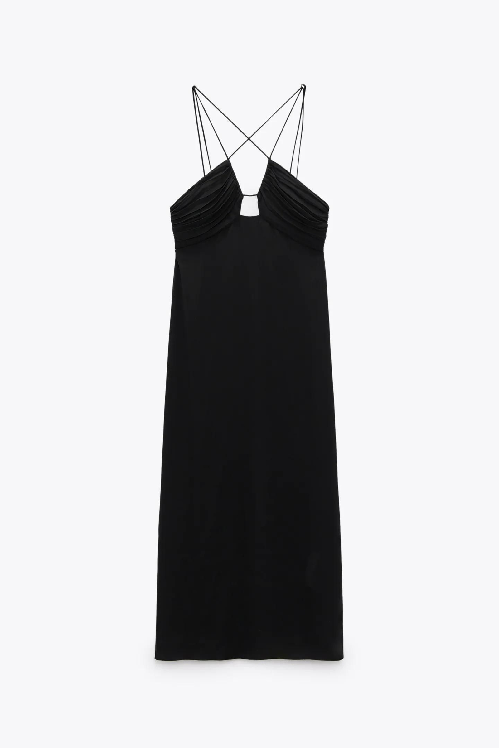El vestido negro de Zara.