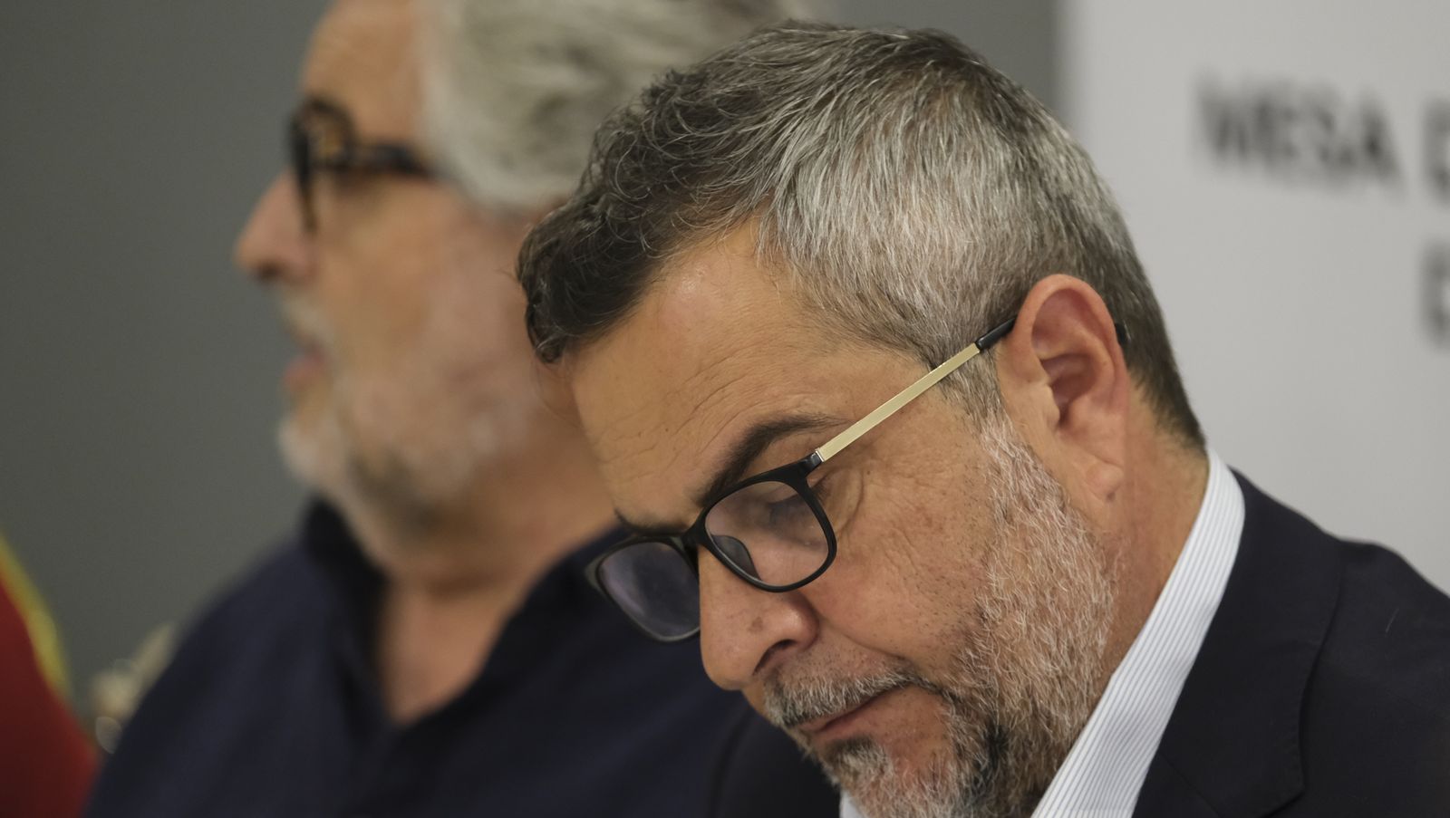 Imágenes sobre el debate del ferrocarril en Almería,  en la campaña electoral andaluza