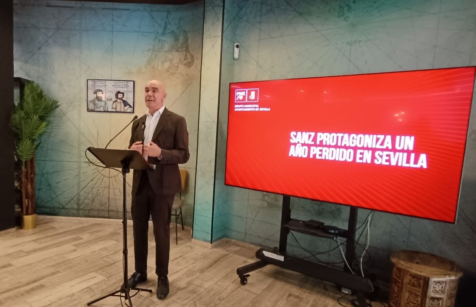 Muñoz realiza balance del primer año de mandato de Sanz