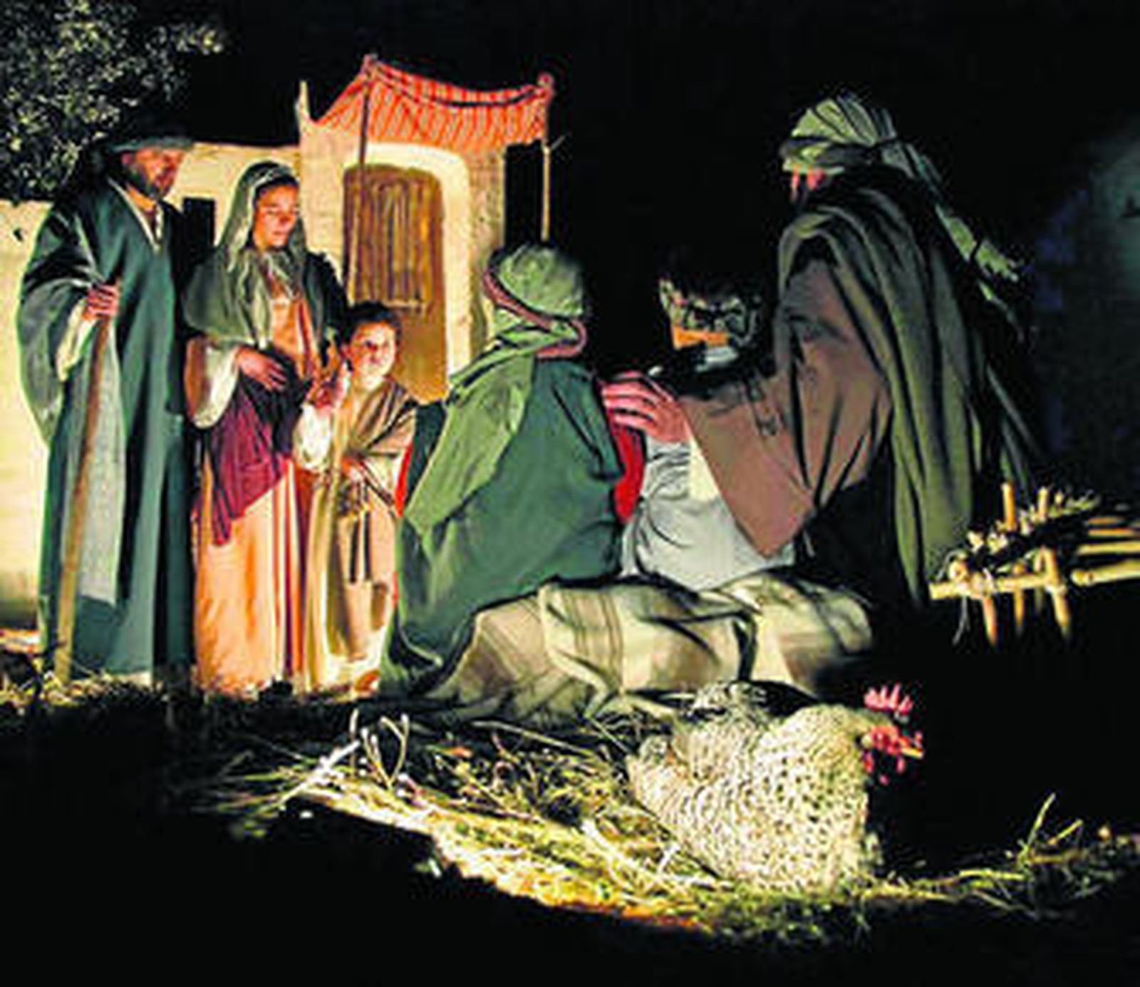 Un pasaje bíblico representado en la cabalgata de Higuera de la Sierra.