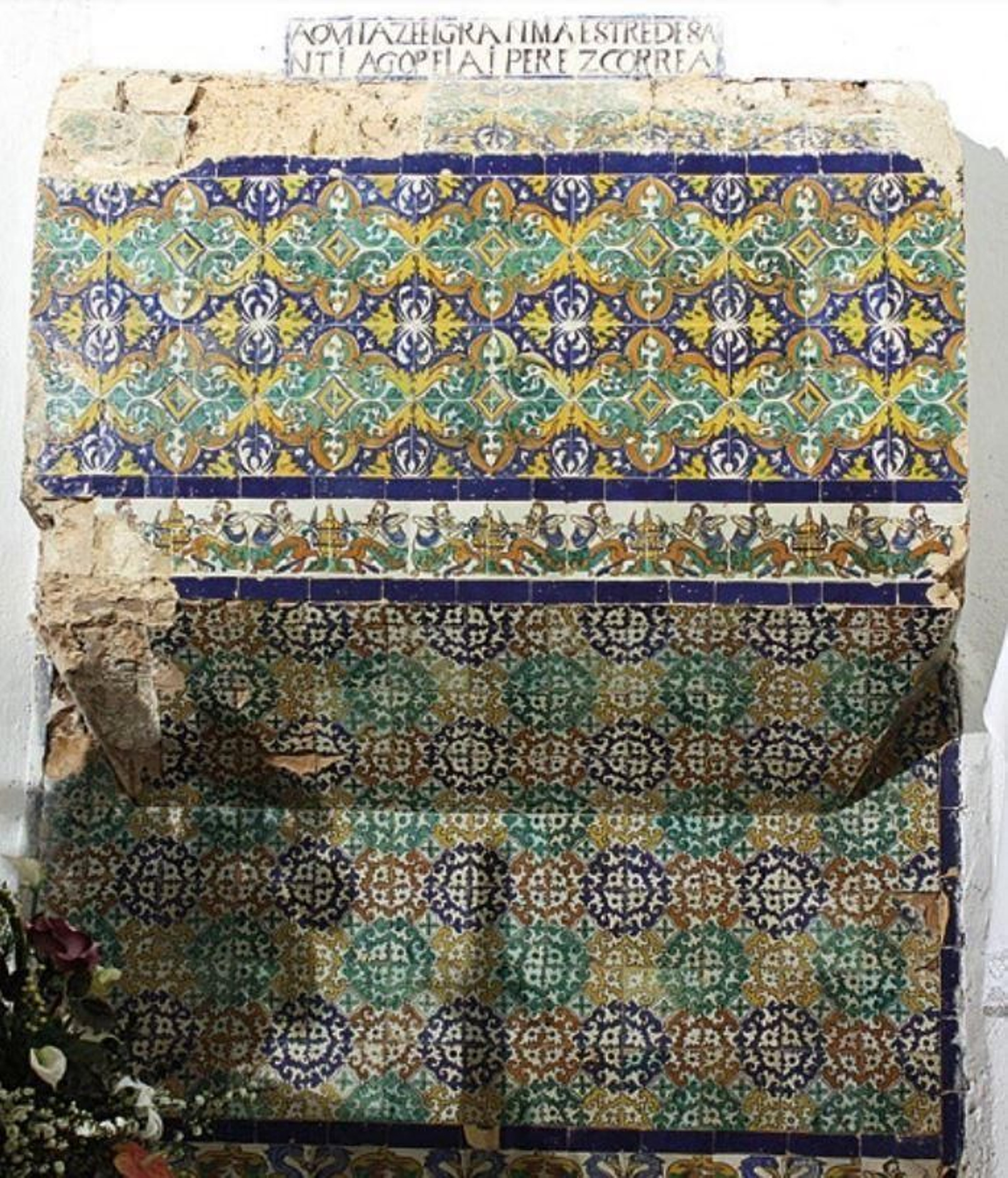 Enterramiento en Tentudía del maestre Pelay Pérez Correa.