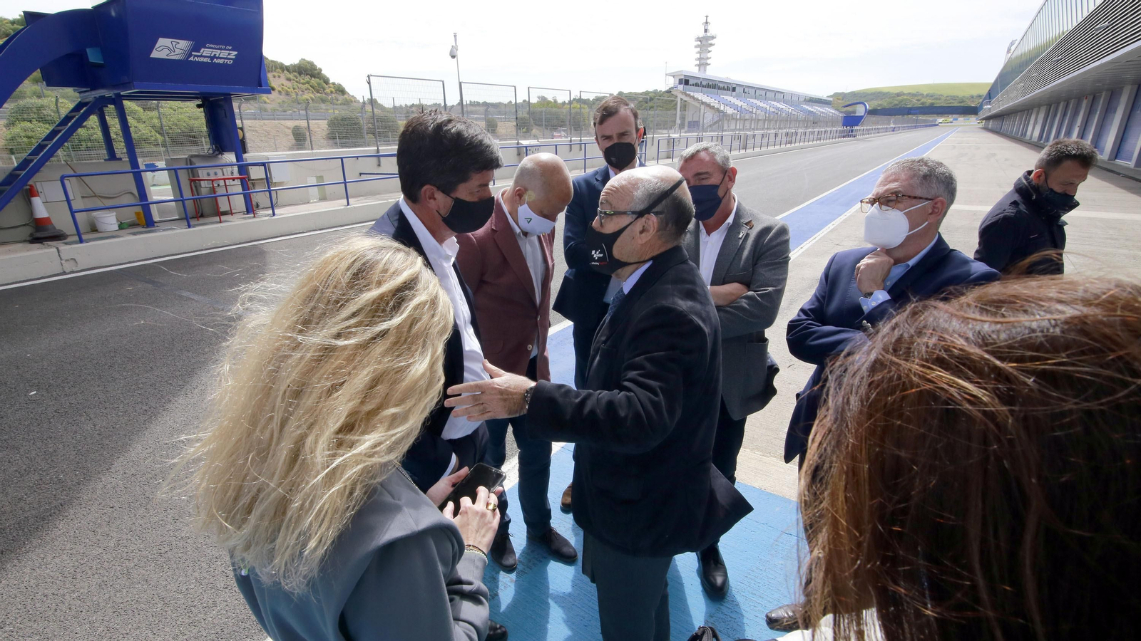Presentación del G.P. de España en el Circuito de Jerez - Ángel Nieto