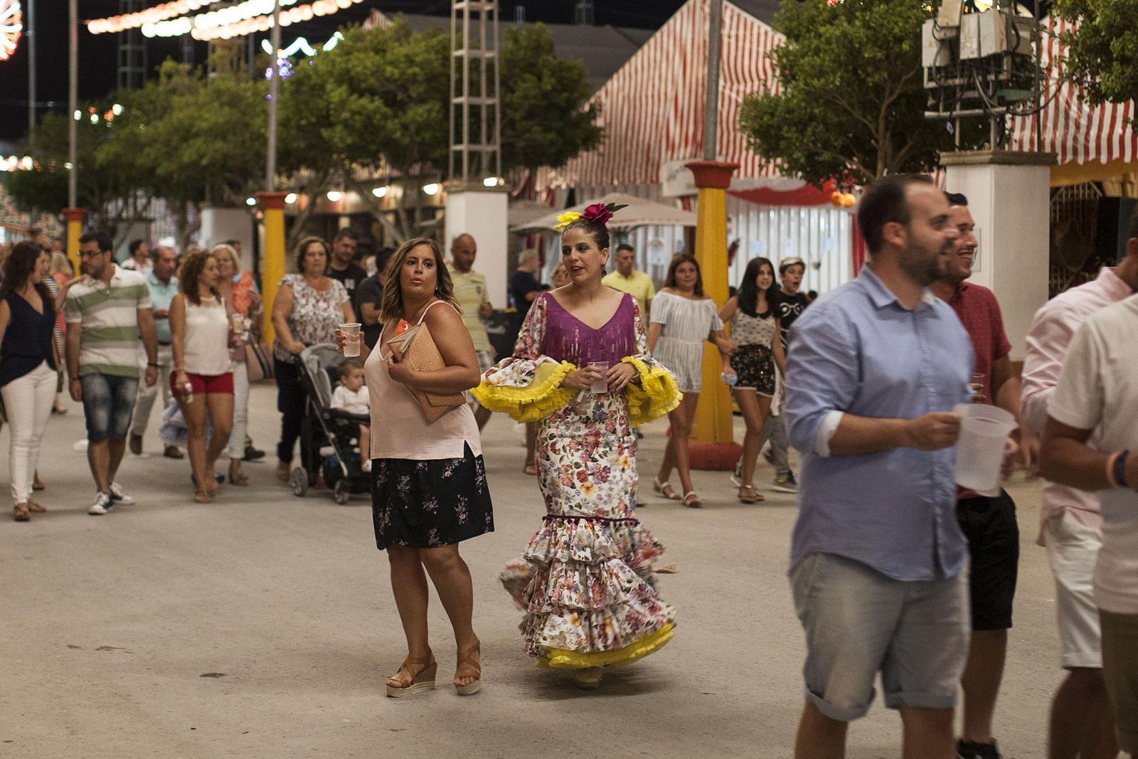 Una de las calles del recinto en una imagen del año pasado de la Feria.